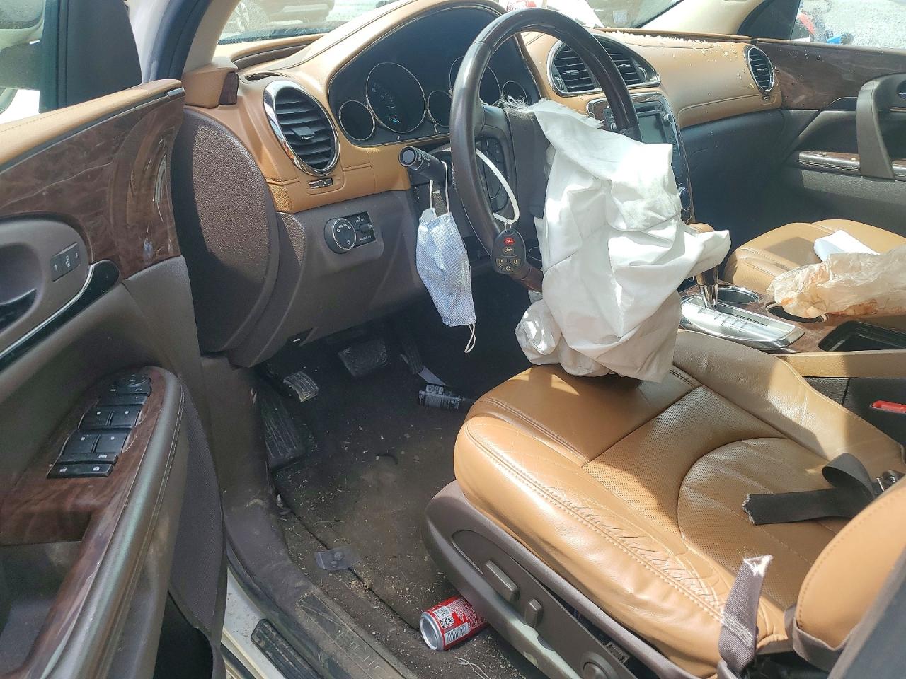 2014 Buick Enclave White vin: 5GAKRBKDXEJ274531