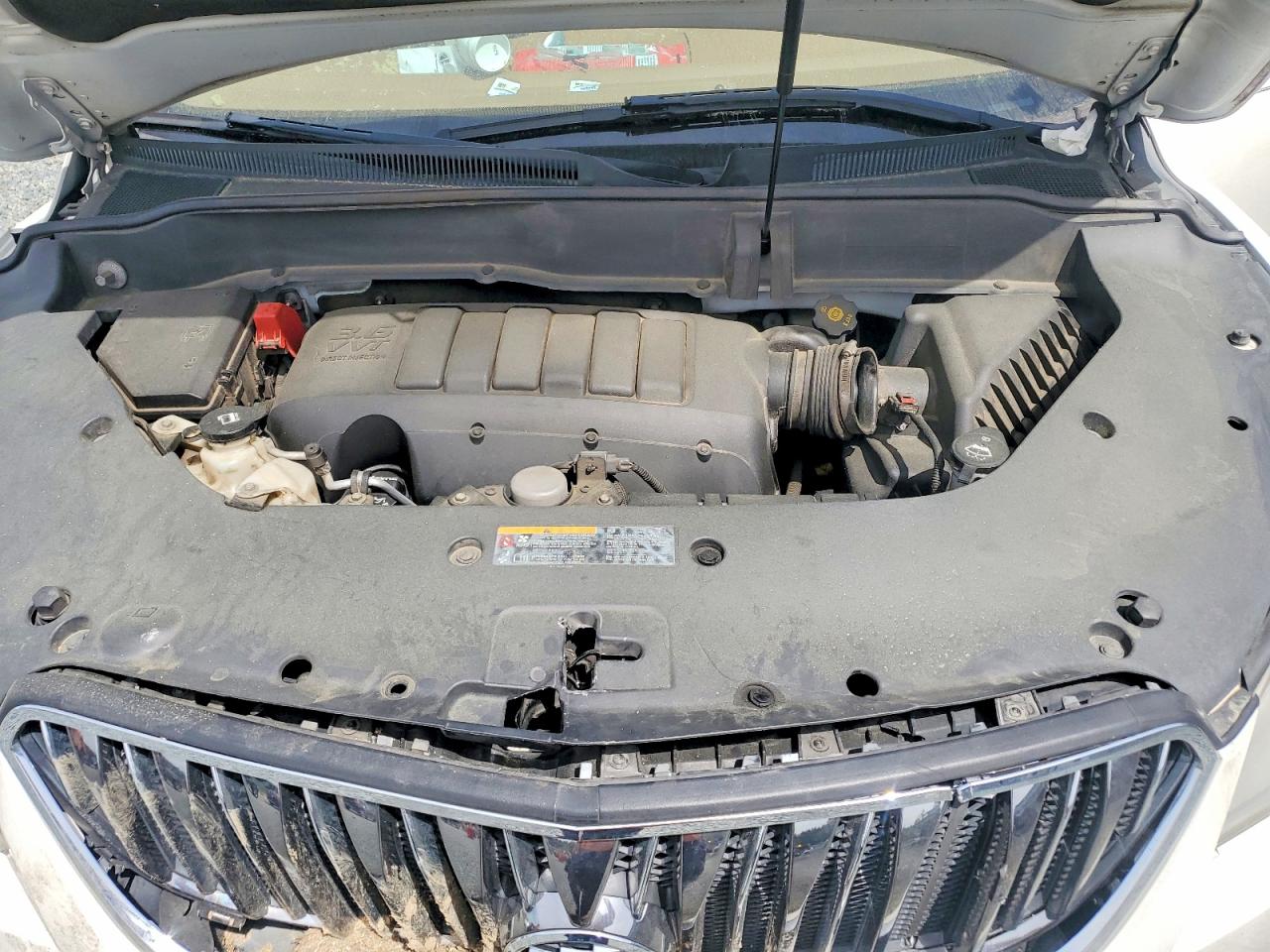 2014 Buick Enclave White vin: 5GAKRBKDXEJ274531