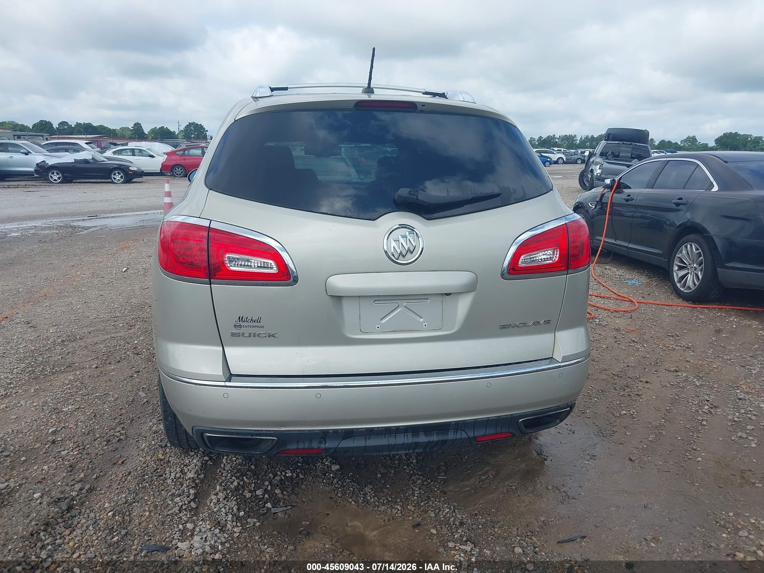 2014 Buick Enclave Leather Золотой vin: 5GAKRBKDXEJ325431