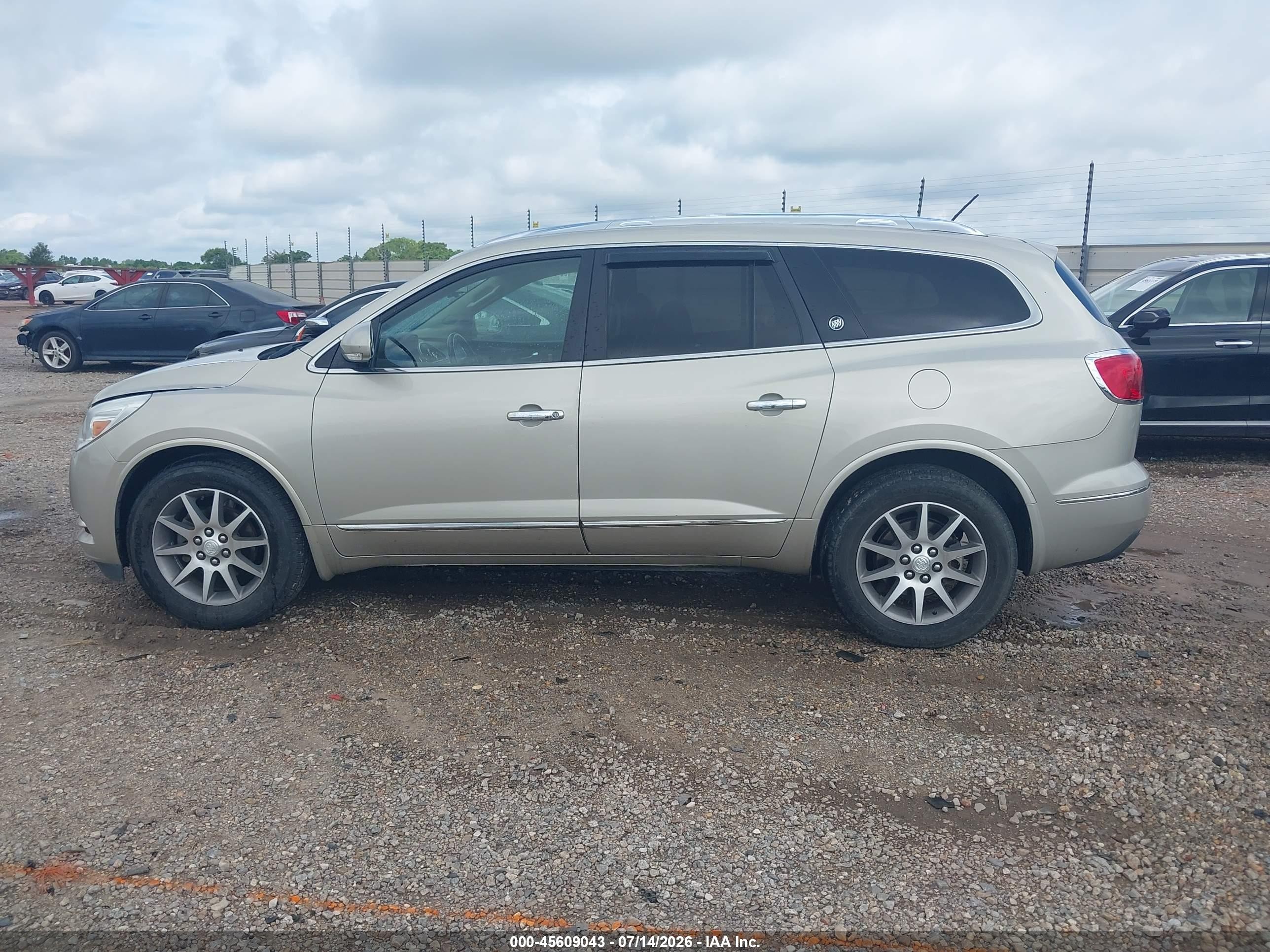 2014 Buick Enclave Leather Золотой vin: 5GAKRBKDXEJ325431