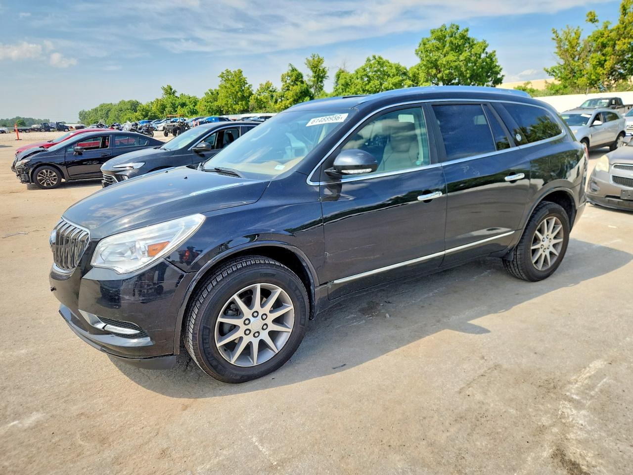 2015 Buick Enclave Charcoal vin: 5GAKRBKDXFJ255642