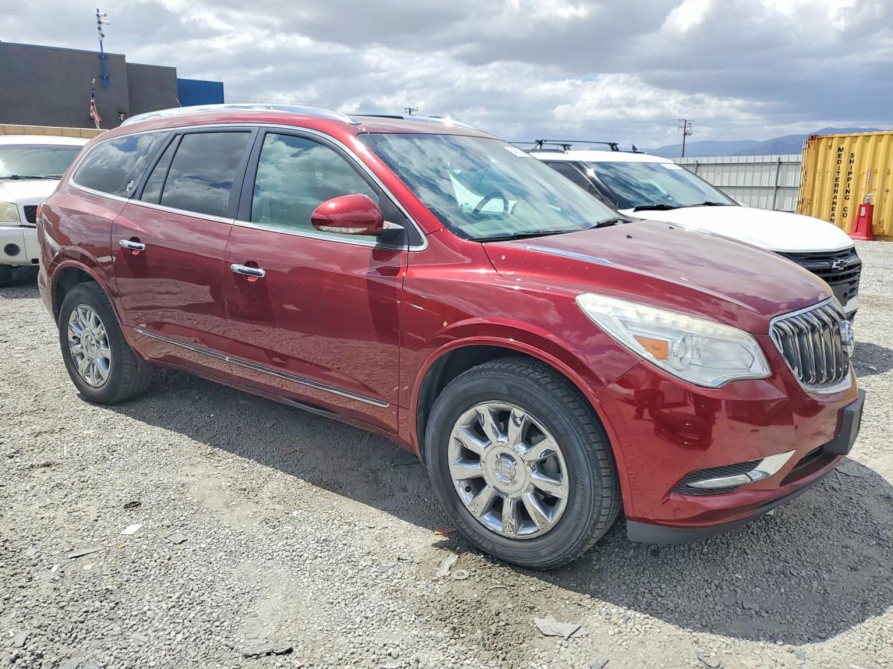 2015 Buick Enclave Red vin: 5GAKRBKDXFJ345275