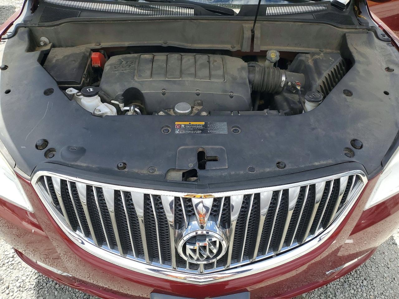 2015 Buick Enclave Red vin: 5GAKRBKDXFJ345275