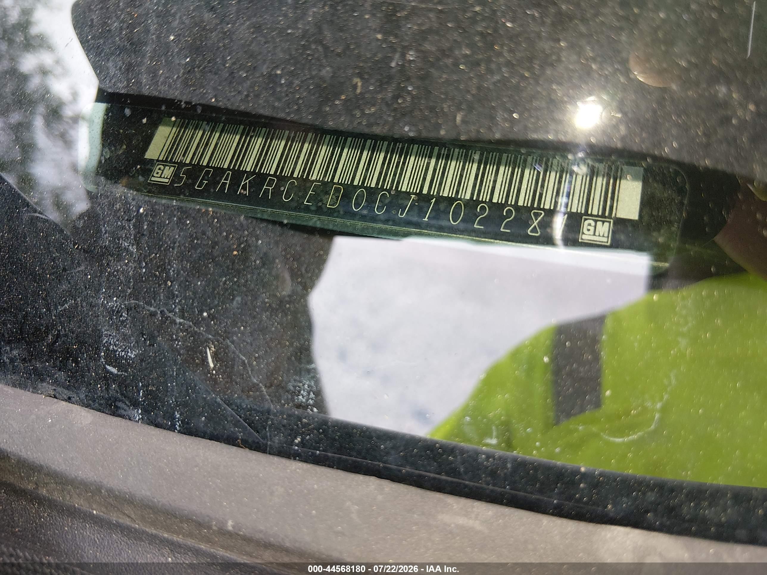 2012 Buick Enclave Leather Silver vin: 5GAKRCED0CJ102281