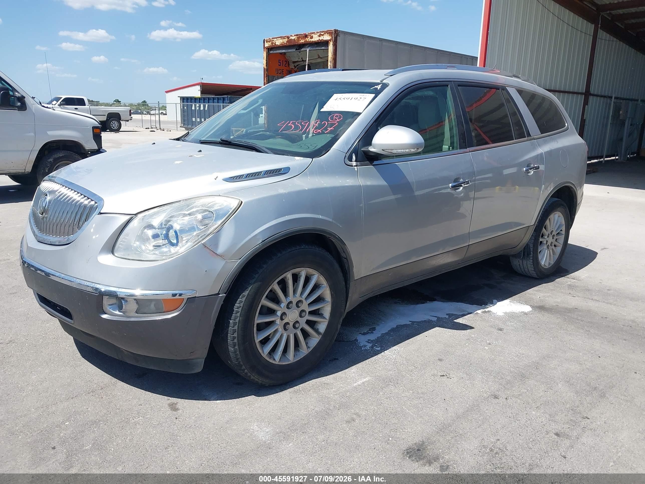 2012 Buick Enclave Leather Silver vin: 5GAKRCED0CJ215826