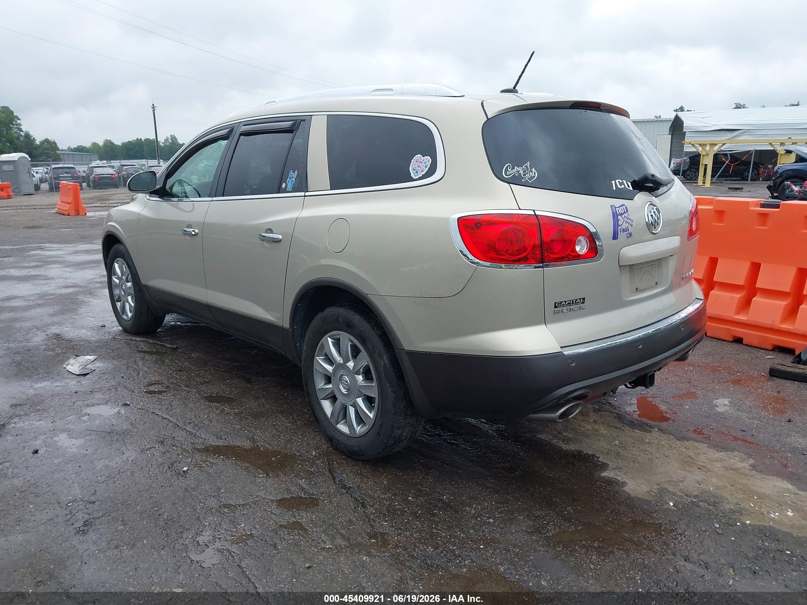 2012 Buick Enclave Leather Gold vin: 5GAKRCED0CJ276206
