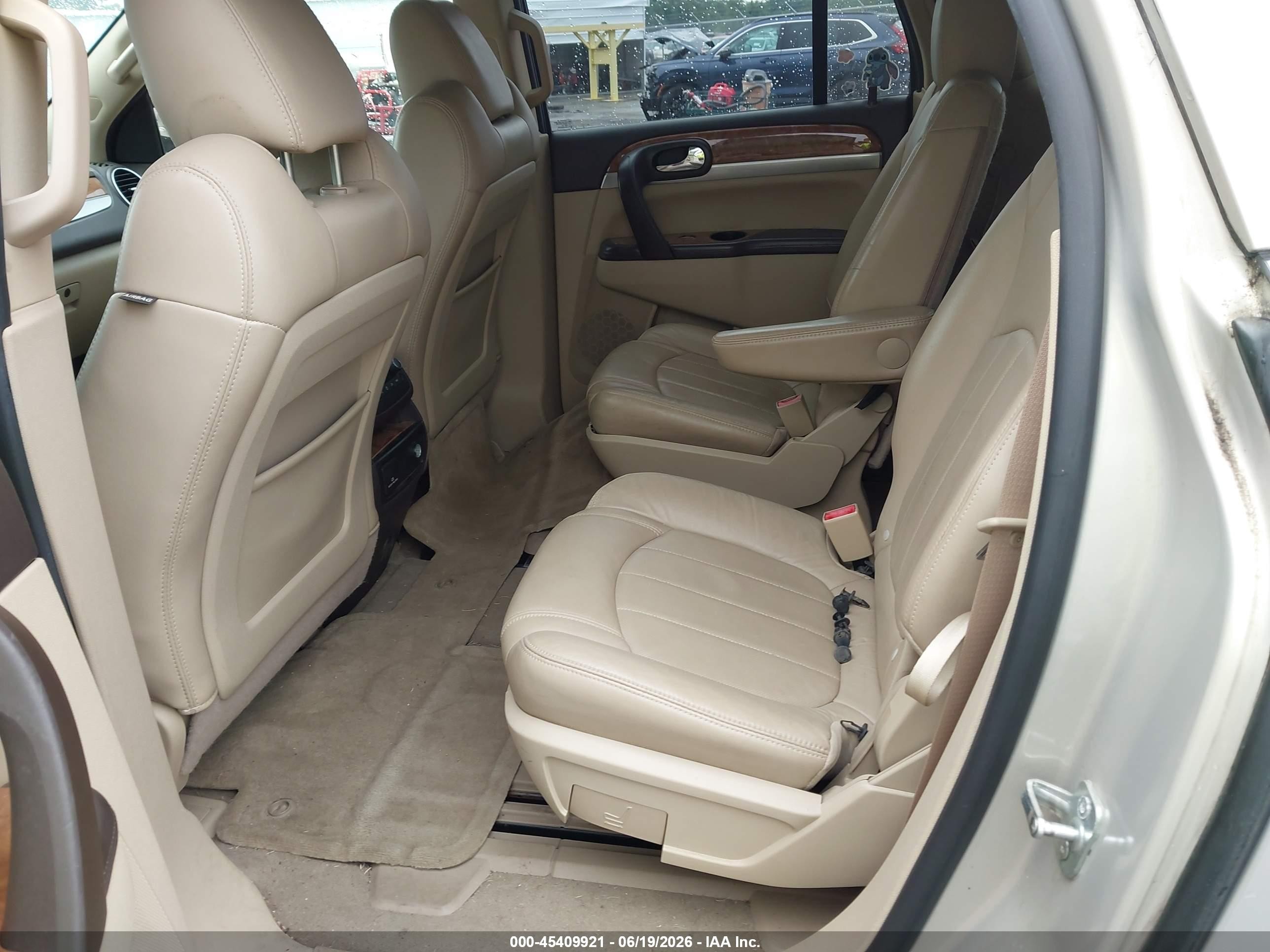 2012 Buick Enclave Leather Gold vin: 5GAKRCED0CJ276206