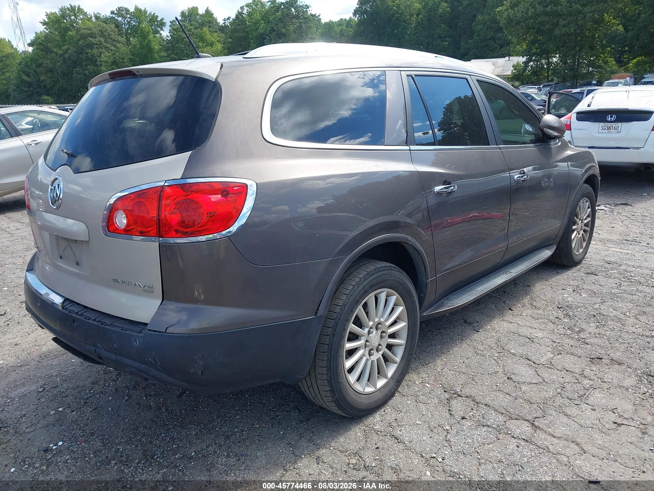 2012 Buick Enclave Leather Brown vin: 5GAKRCED0CJ278747