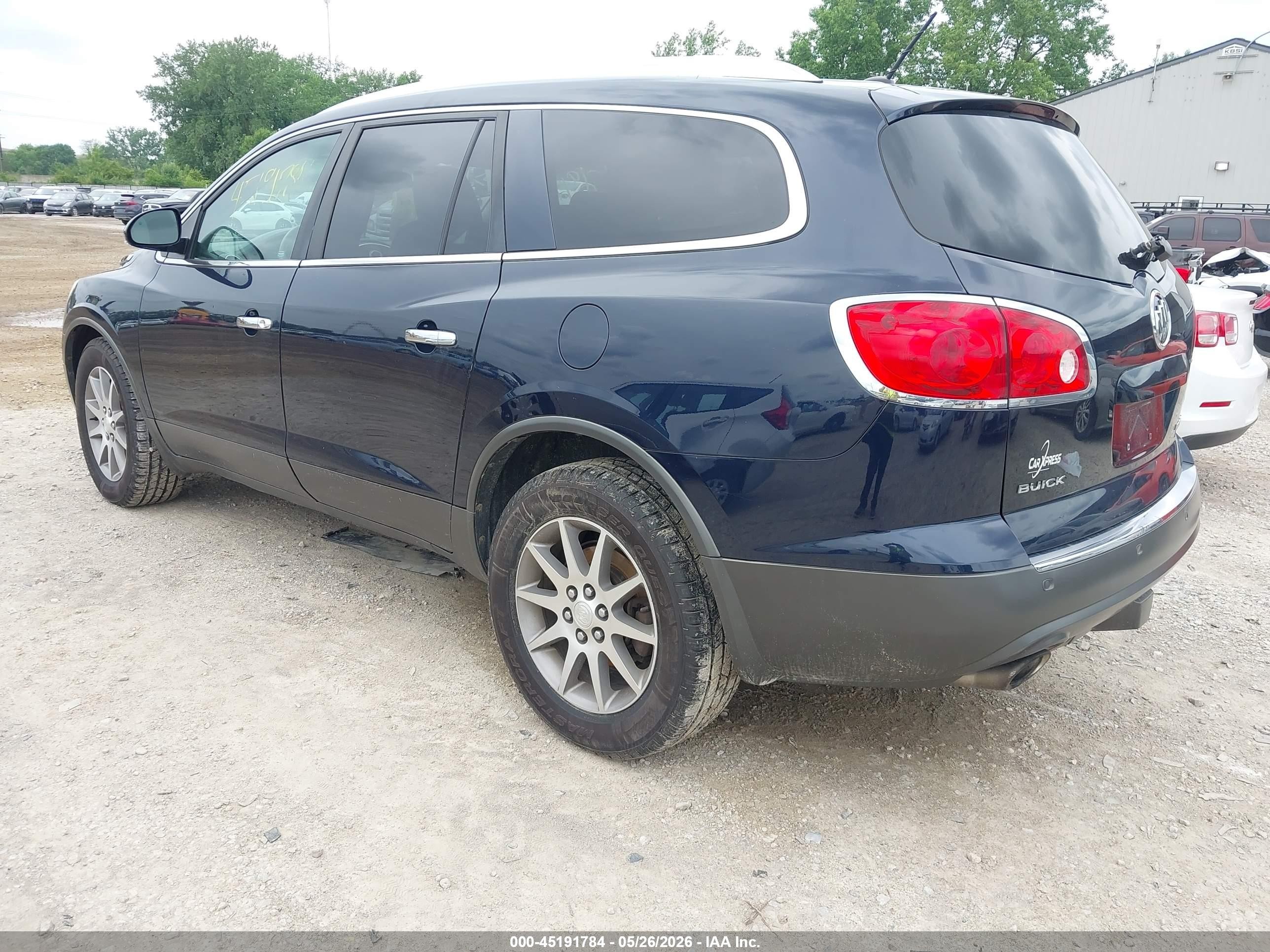 2012 Buick Enclave Leather Dark Blue vin: 5GAKRCED0CJ299307