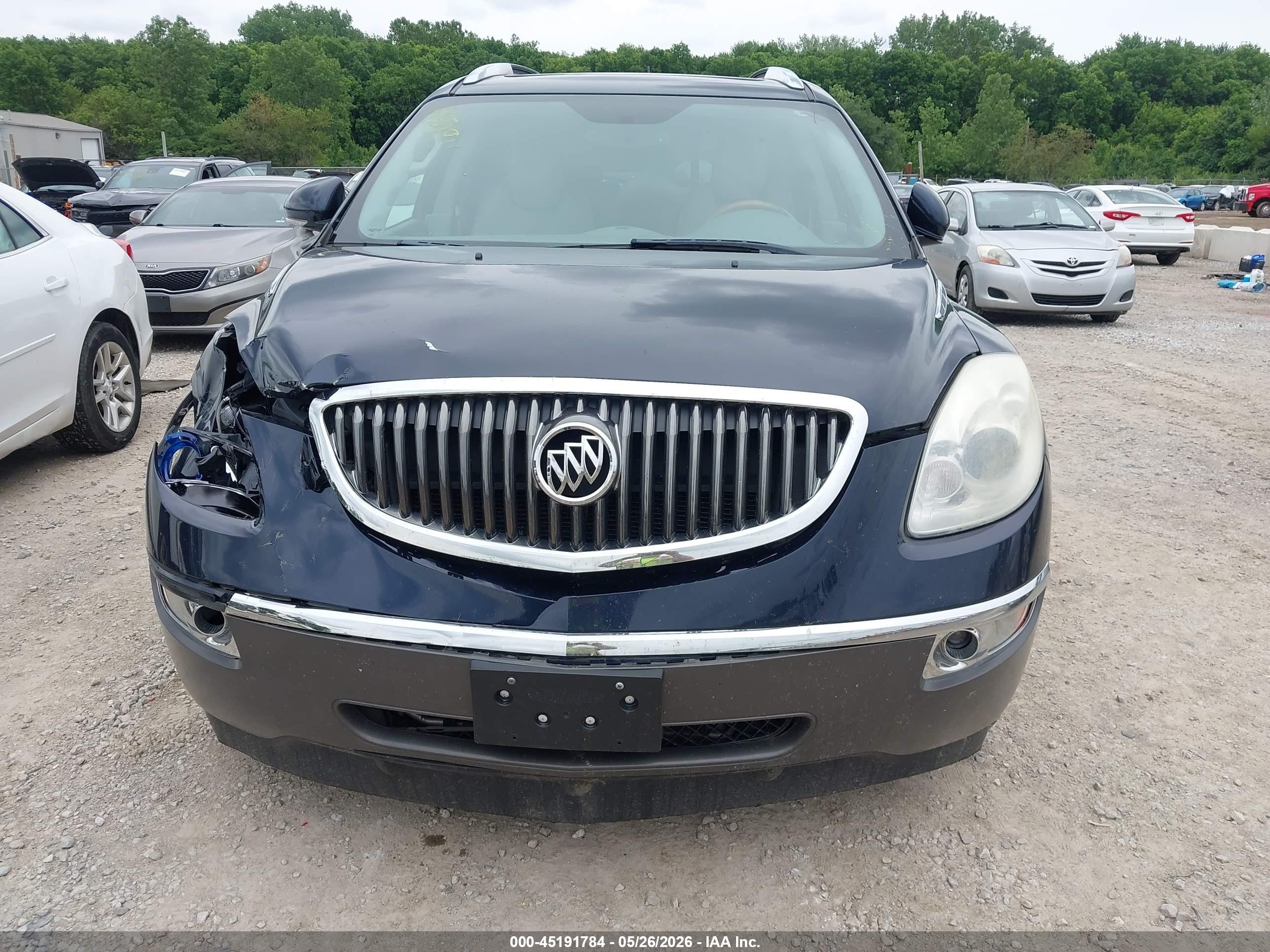 2012 Buick Enclave Leather Dark Blue vin: 5GAKRCED0CJ299307