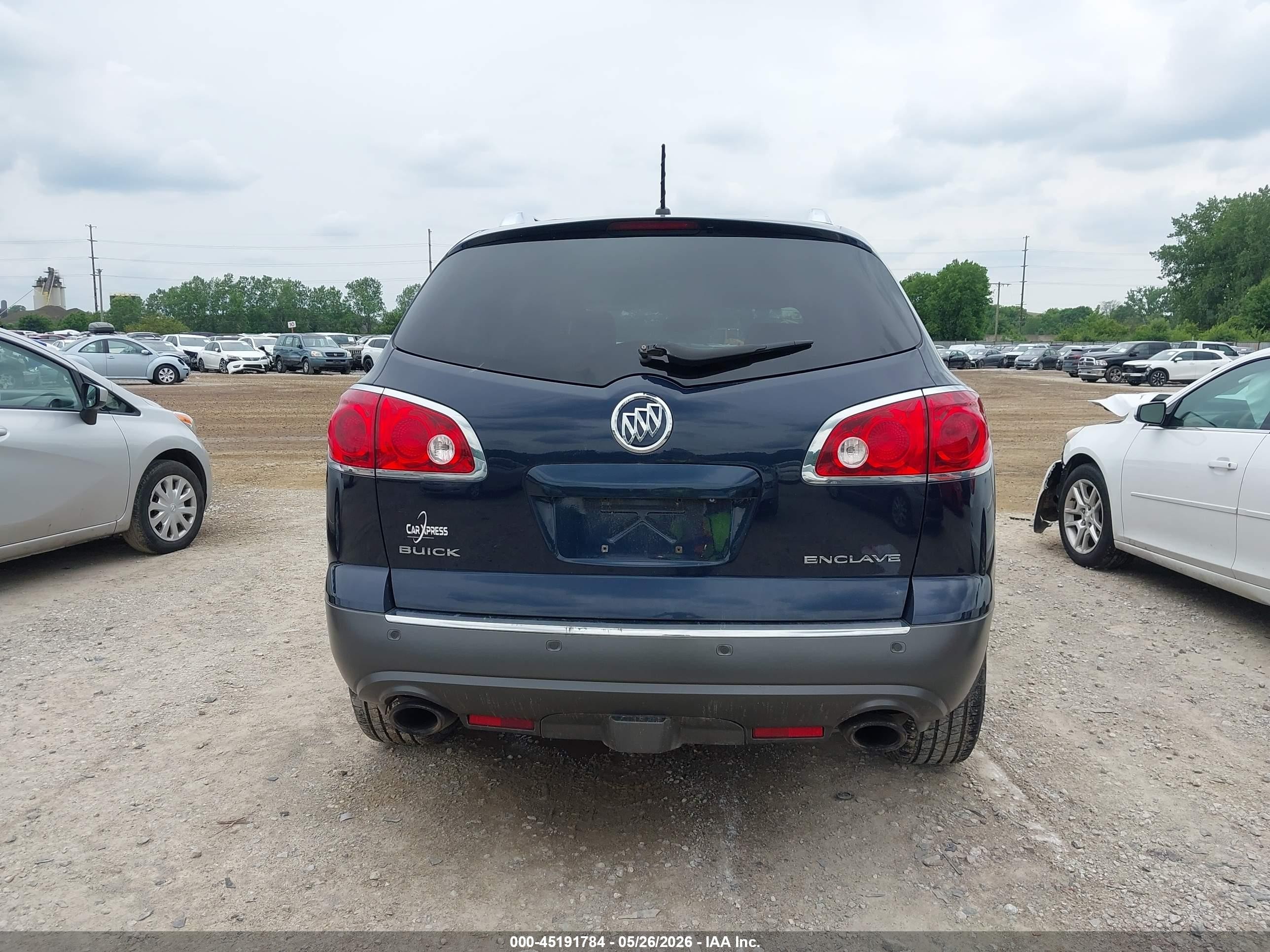 2012 Buick Enclave Leather Dark Blue vin: 5GAKRCED0CJ299307