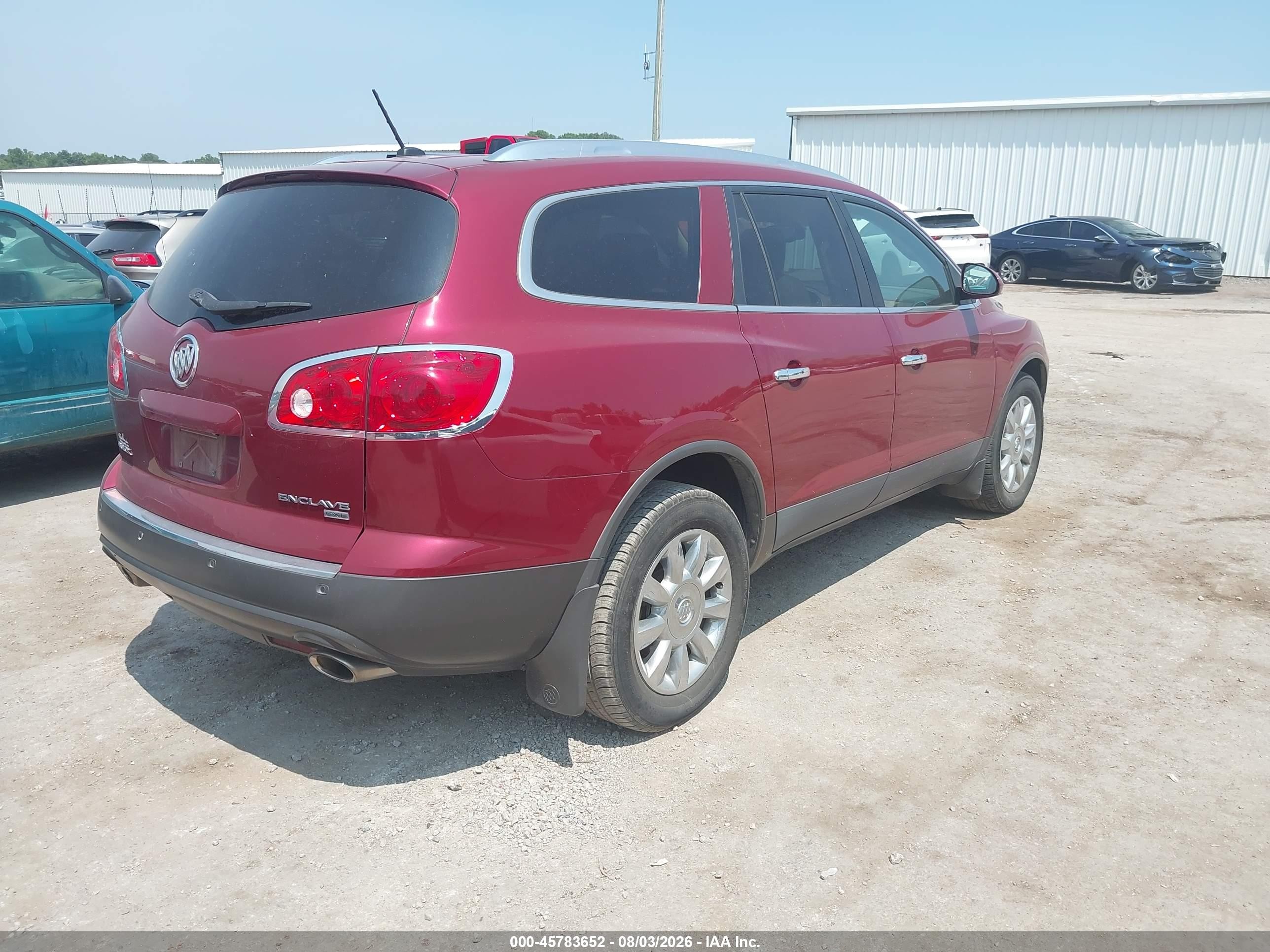 2011 Buick Enclave 2xl Red vin: 5GAKRCED1BJ140178