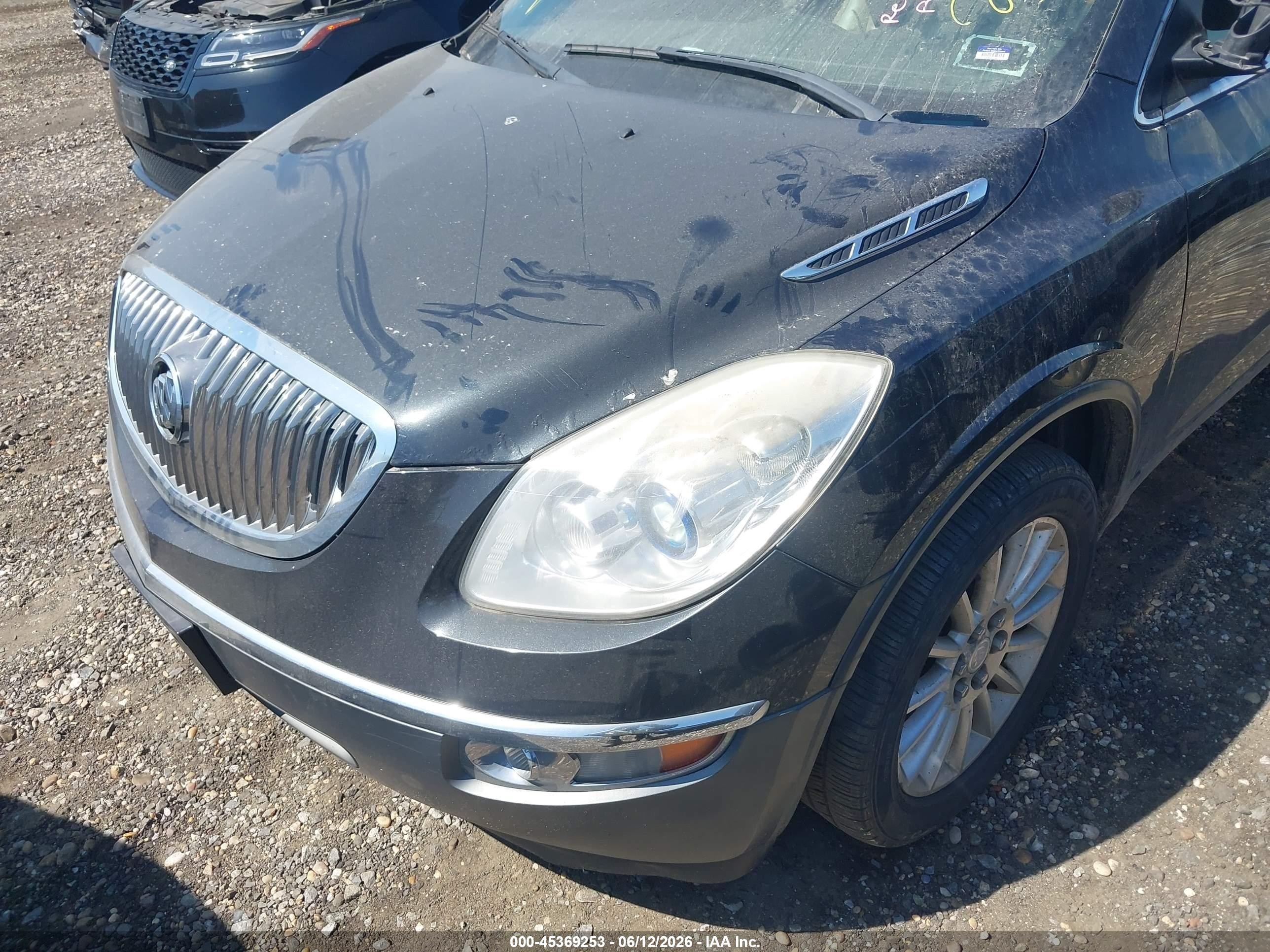 2012 Buick Enclave Leather Черный vin: 5GAKRCED1CJ100944