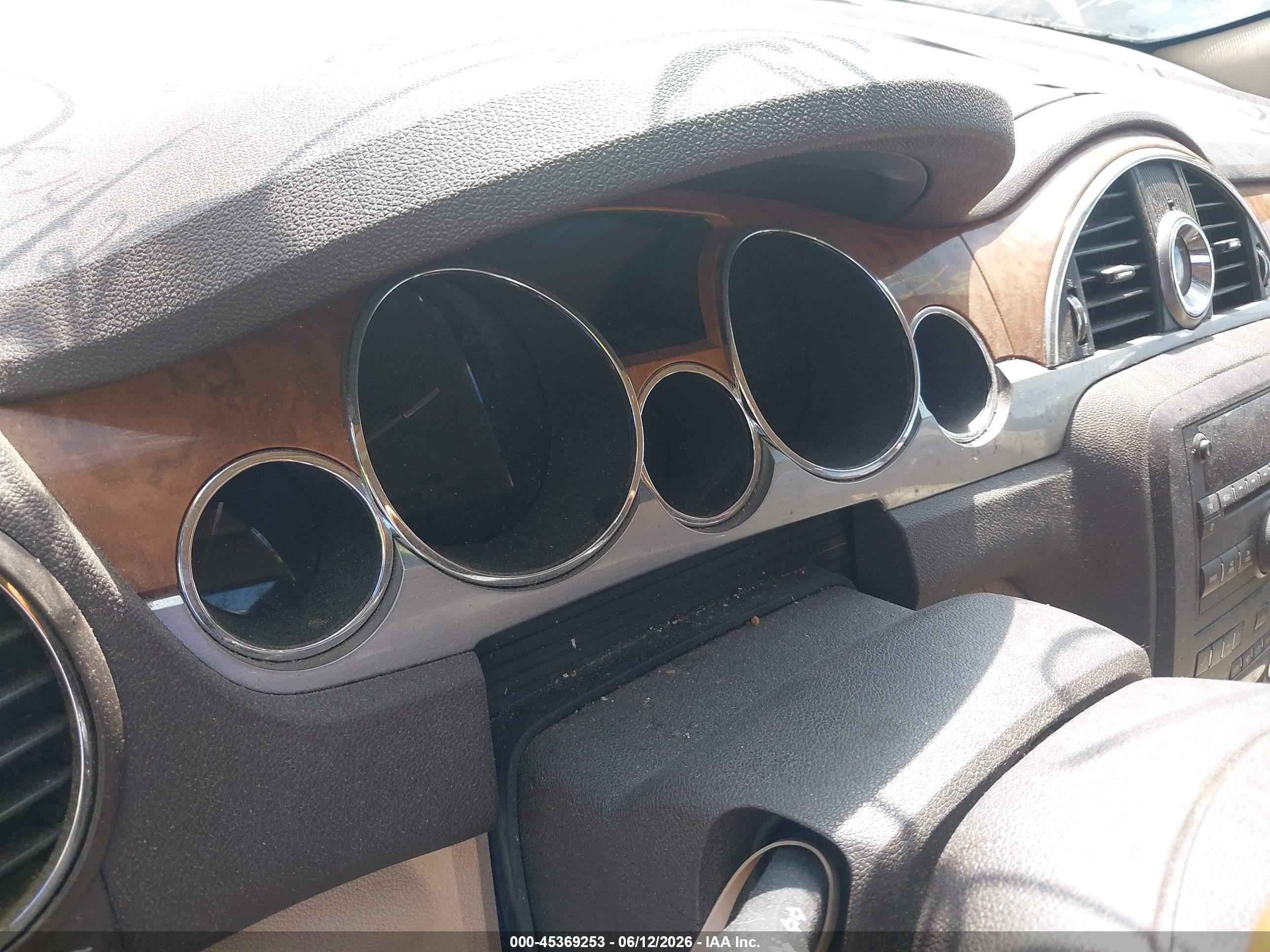 2012 Buick Enclave Leather Черный vin: 5GAKRCED1CJ100944