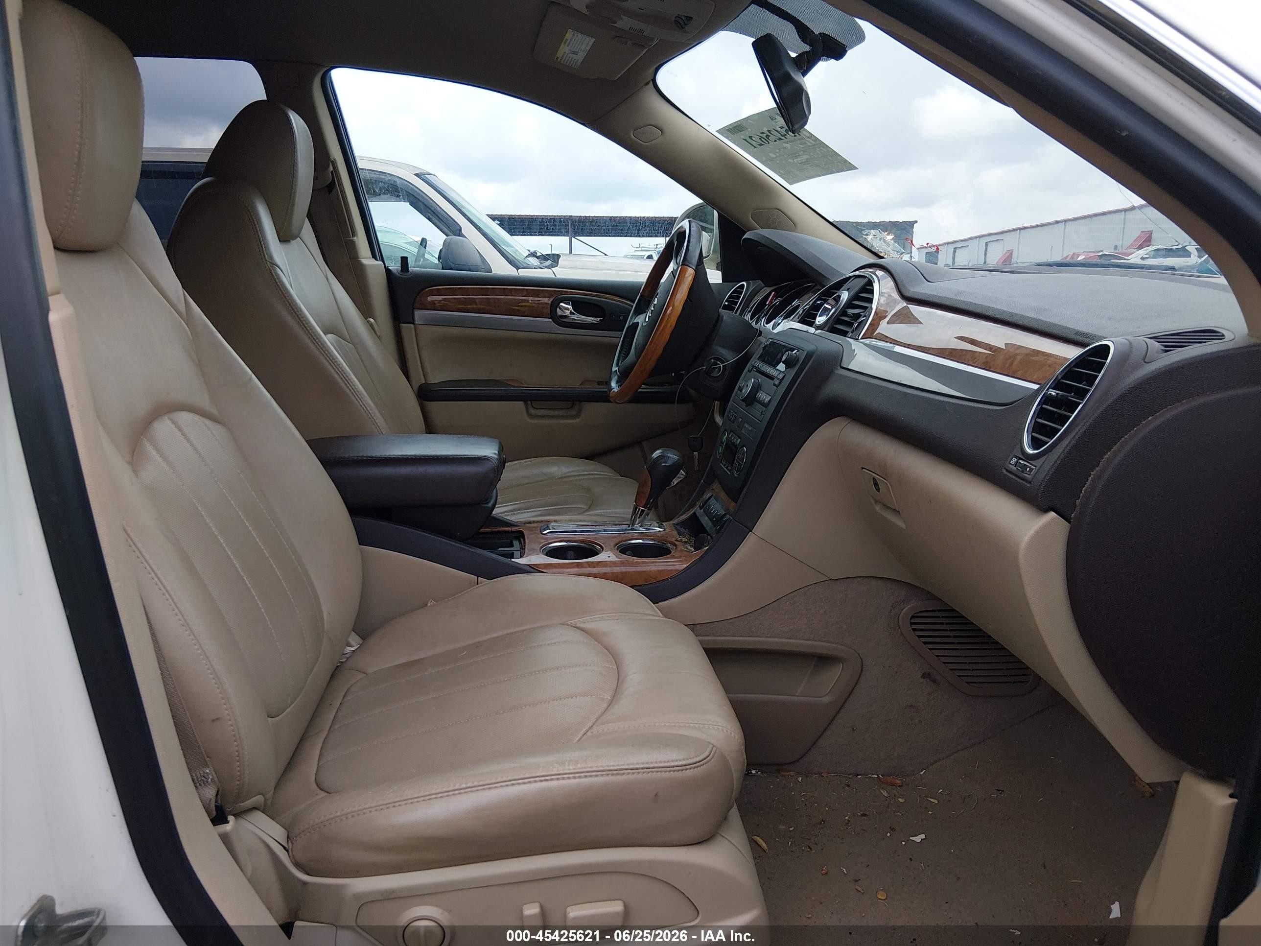 2012 Buick Enclave Leather Белый vin: 5GAKRCED1CJ119283