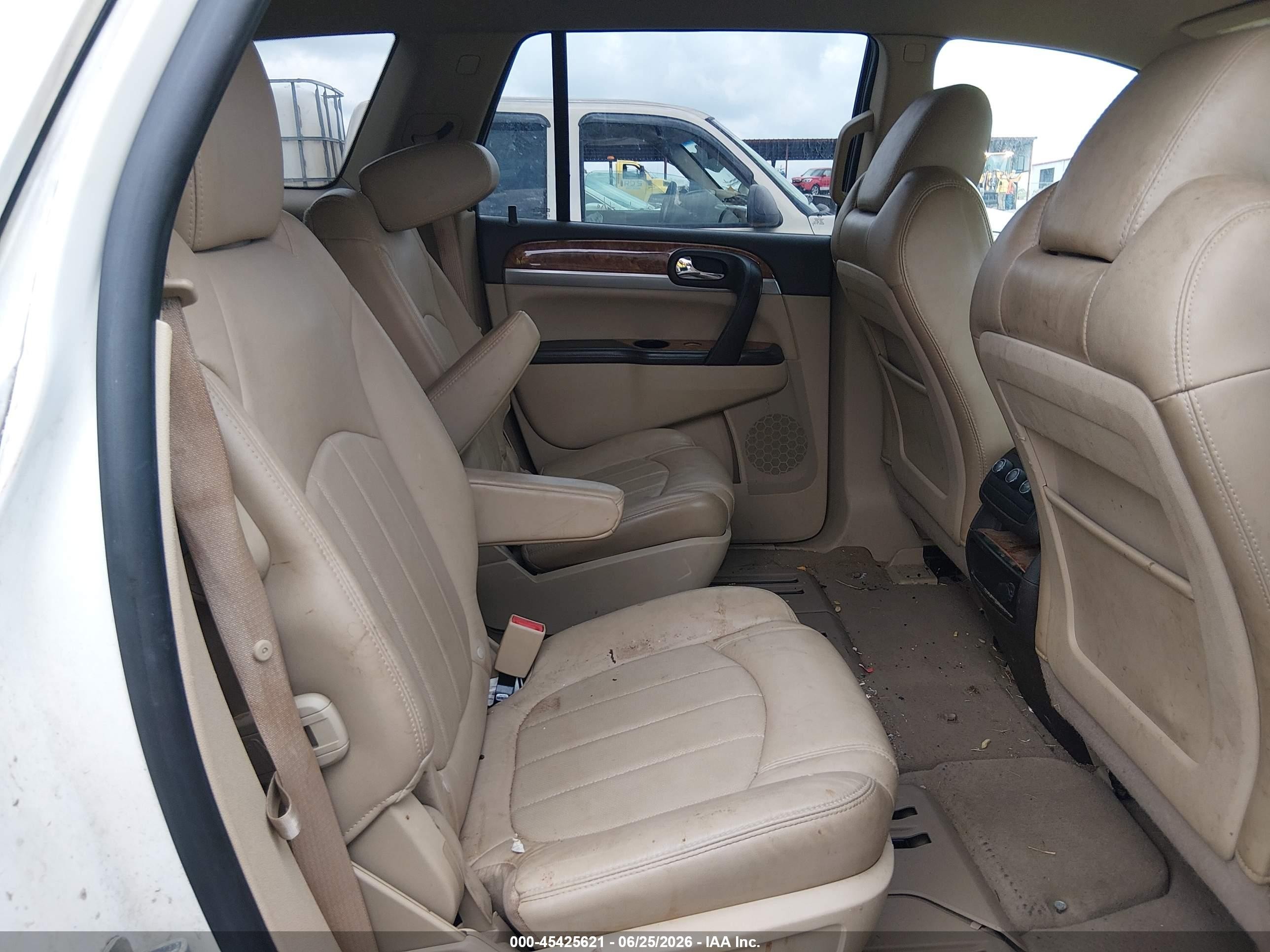 2012 Buick Enclave Leather Белый vin: 5GAKRCED1CJ119283