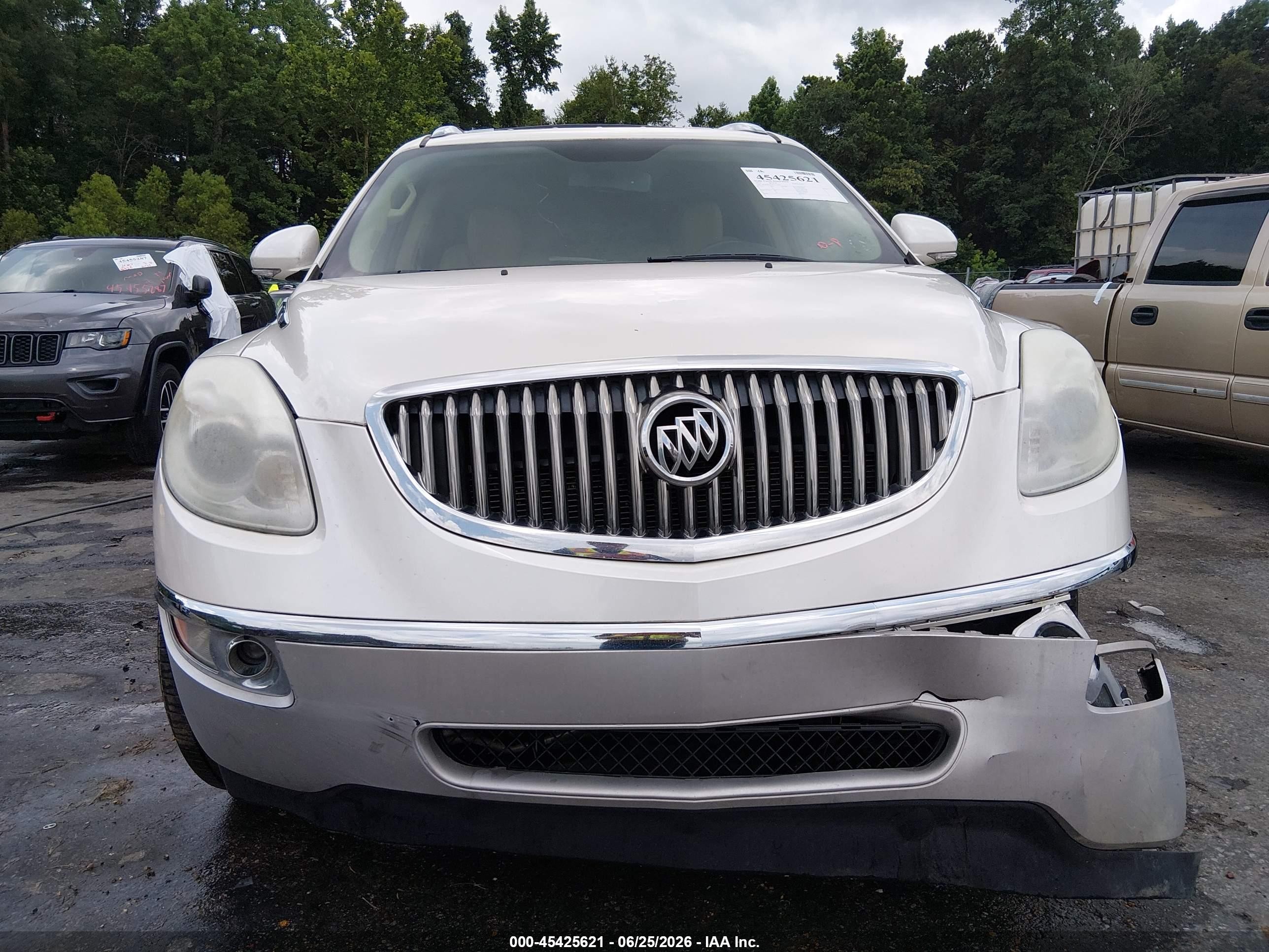 2012 Buick Enclave Leather Белый vin: 5GAKRCED1CJ119283