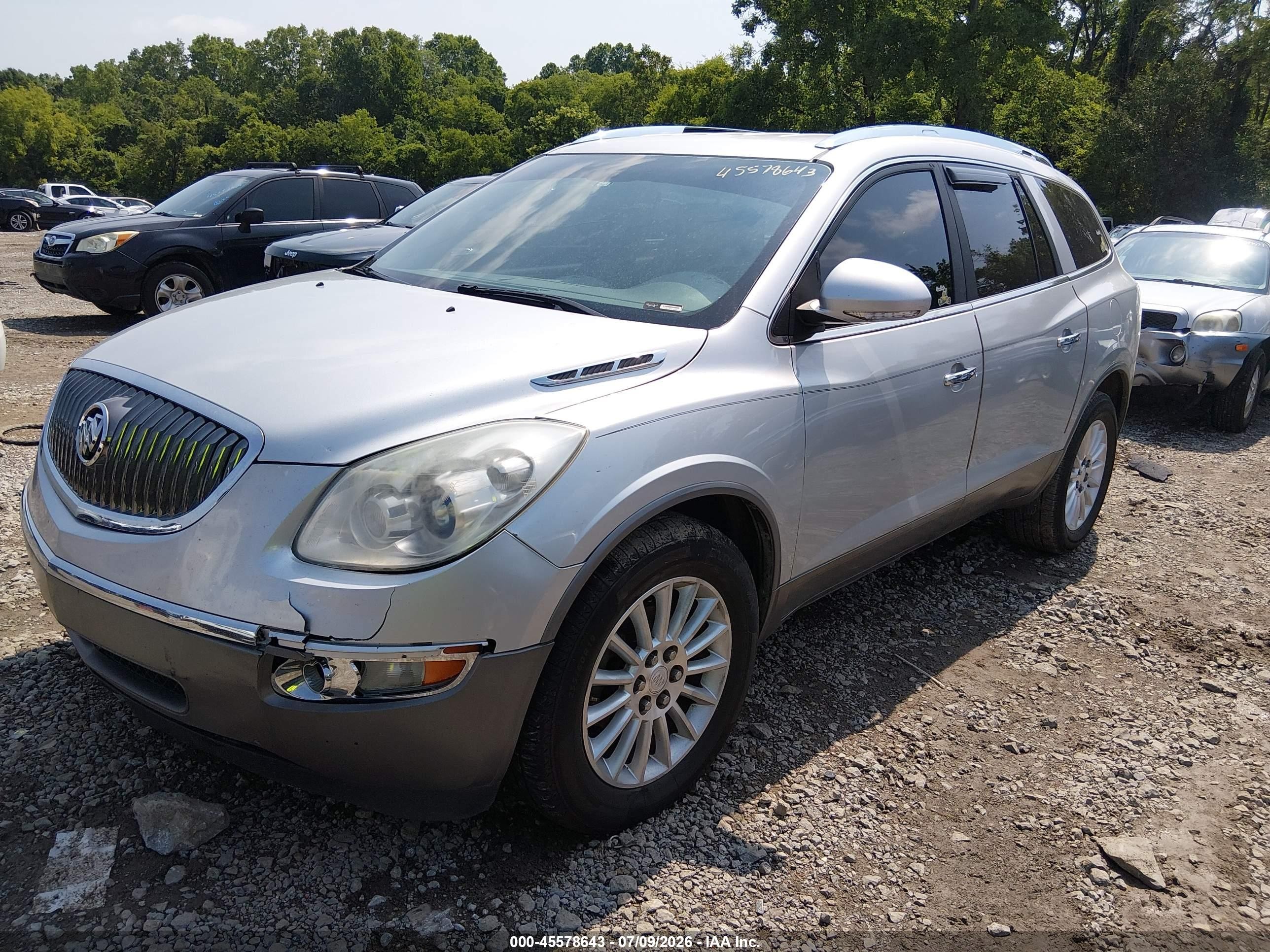 2012 Buick Enclave Leather Silver vin: 5GAKRCED1CJ307589