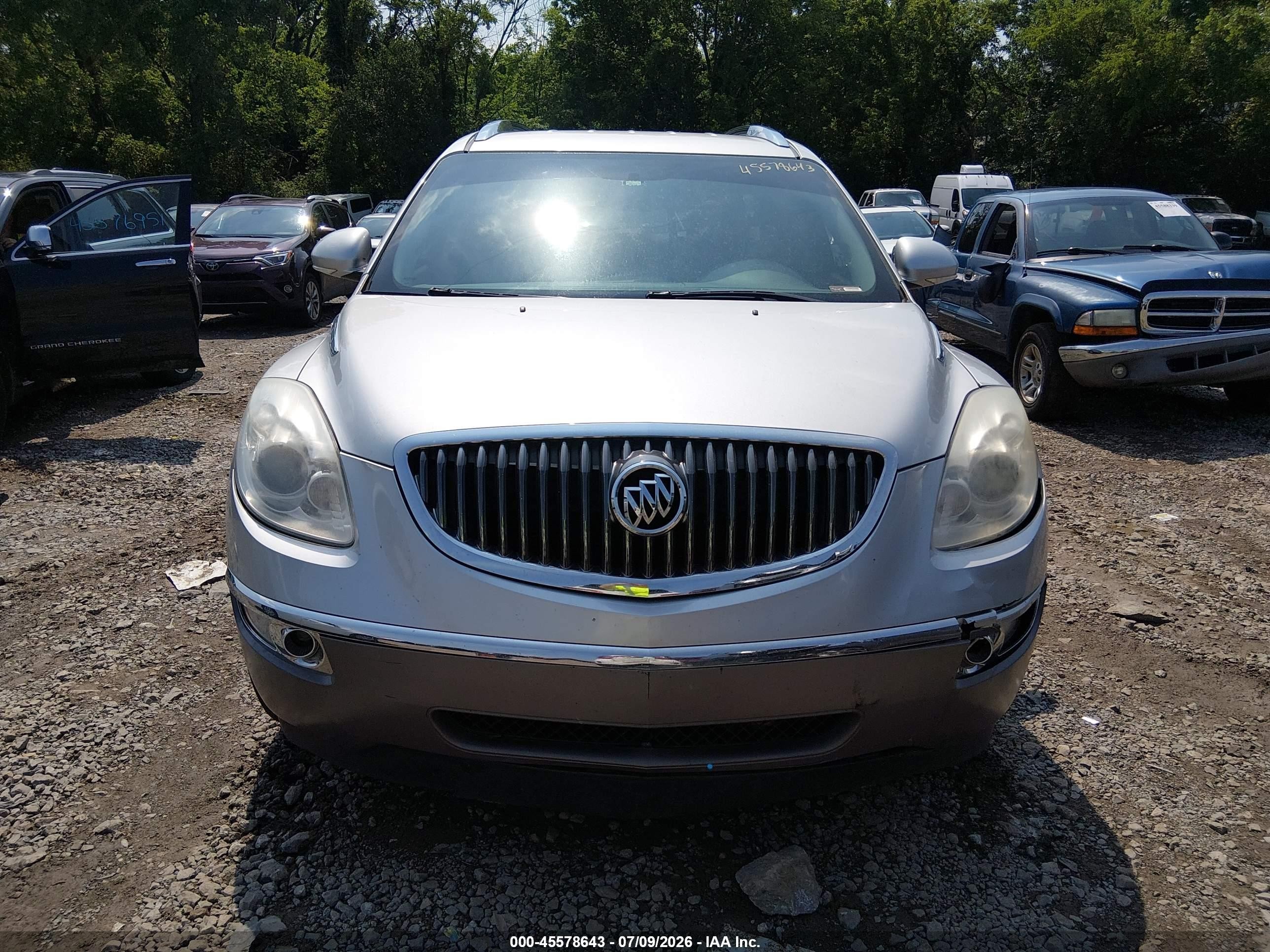 2012 Buick Enclave Leather Silver vin: 5GAKRCED1CJ307589