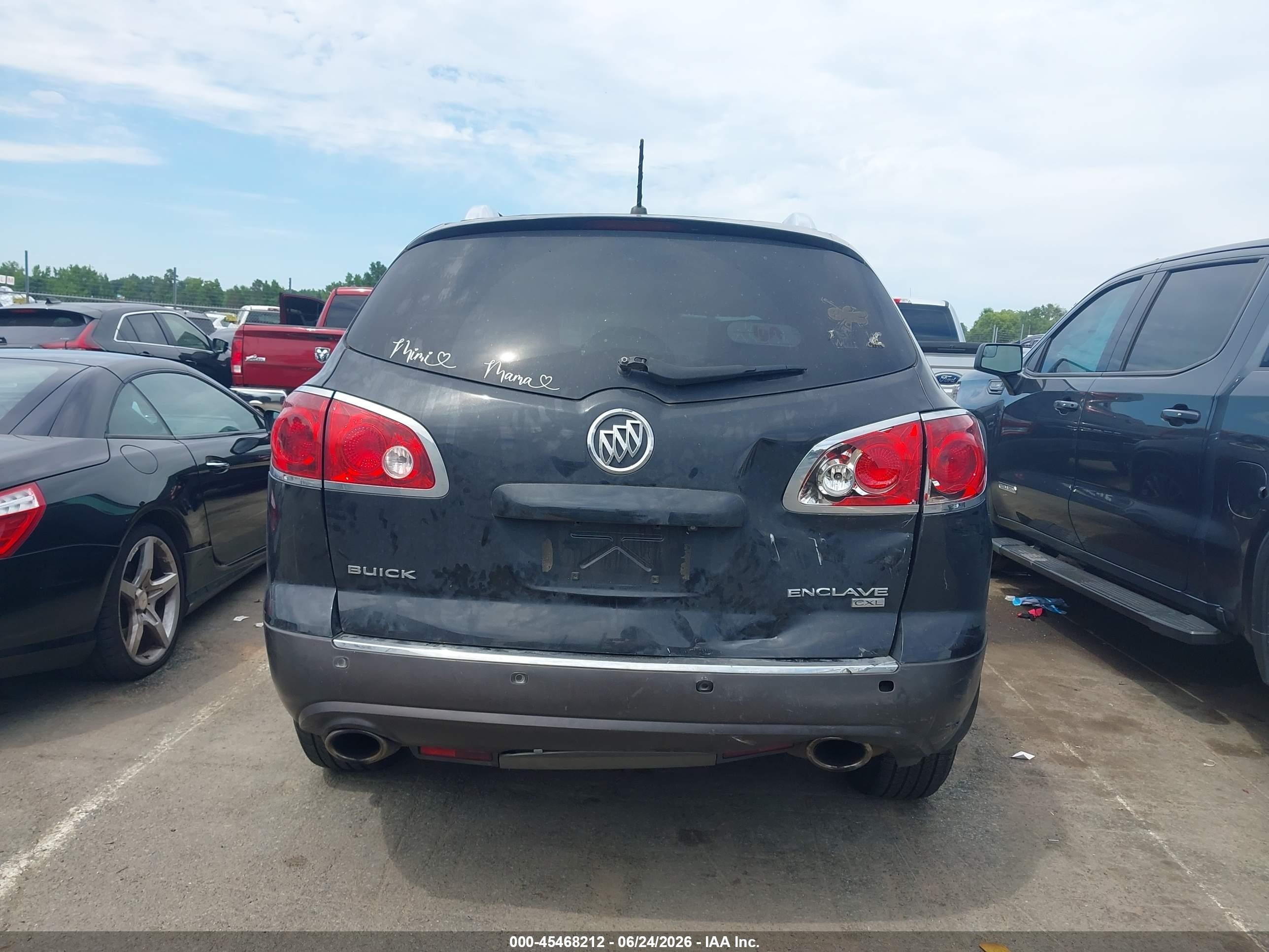 2012 Buick Enclave Leather Gray vin: 5GAKRCED1CJ322349