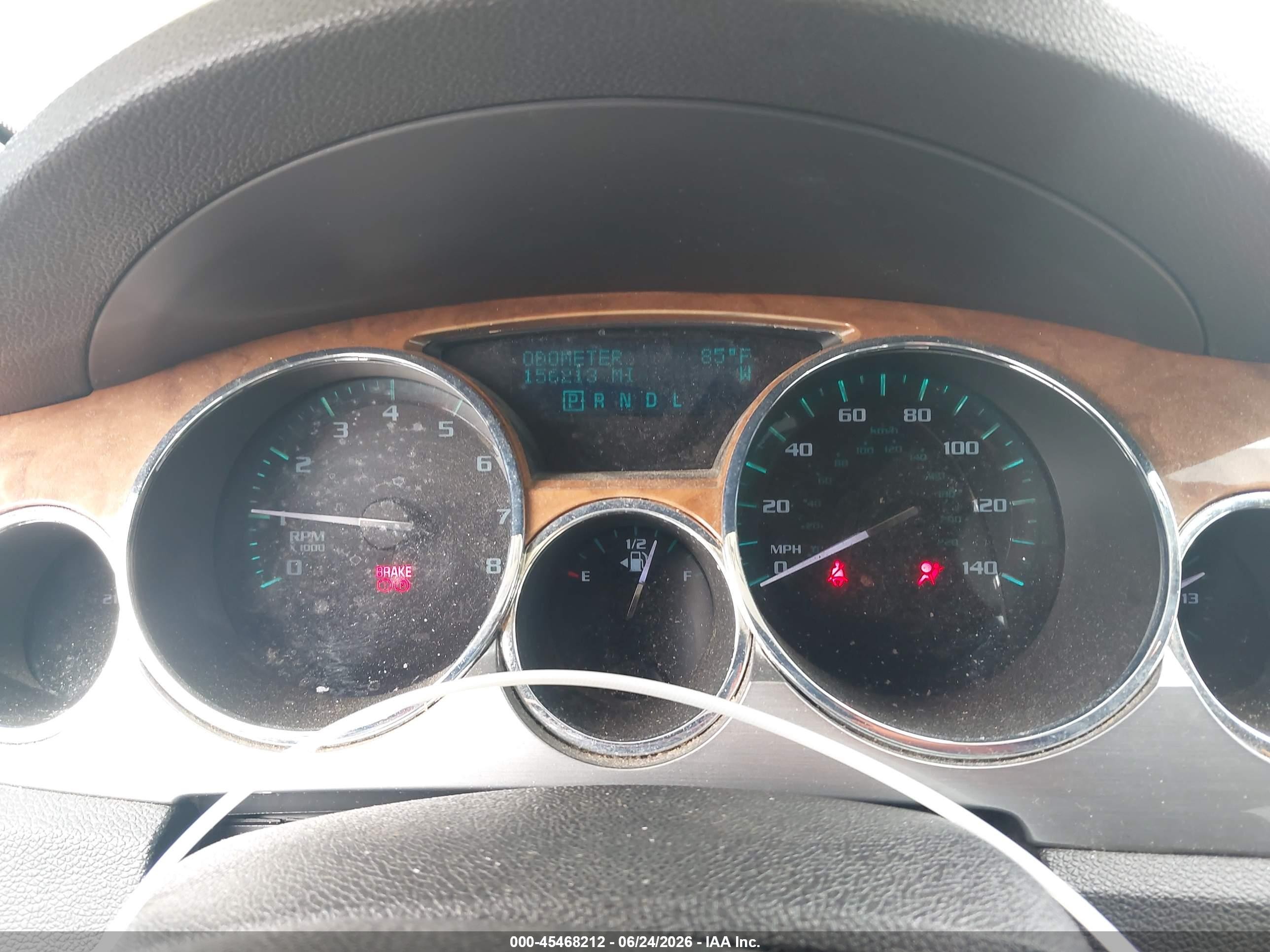2012 Buick Enclave Leather Gray vin: 5GAKRCED1CJ322349