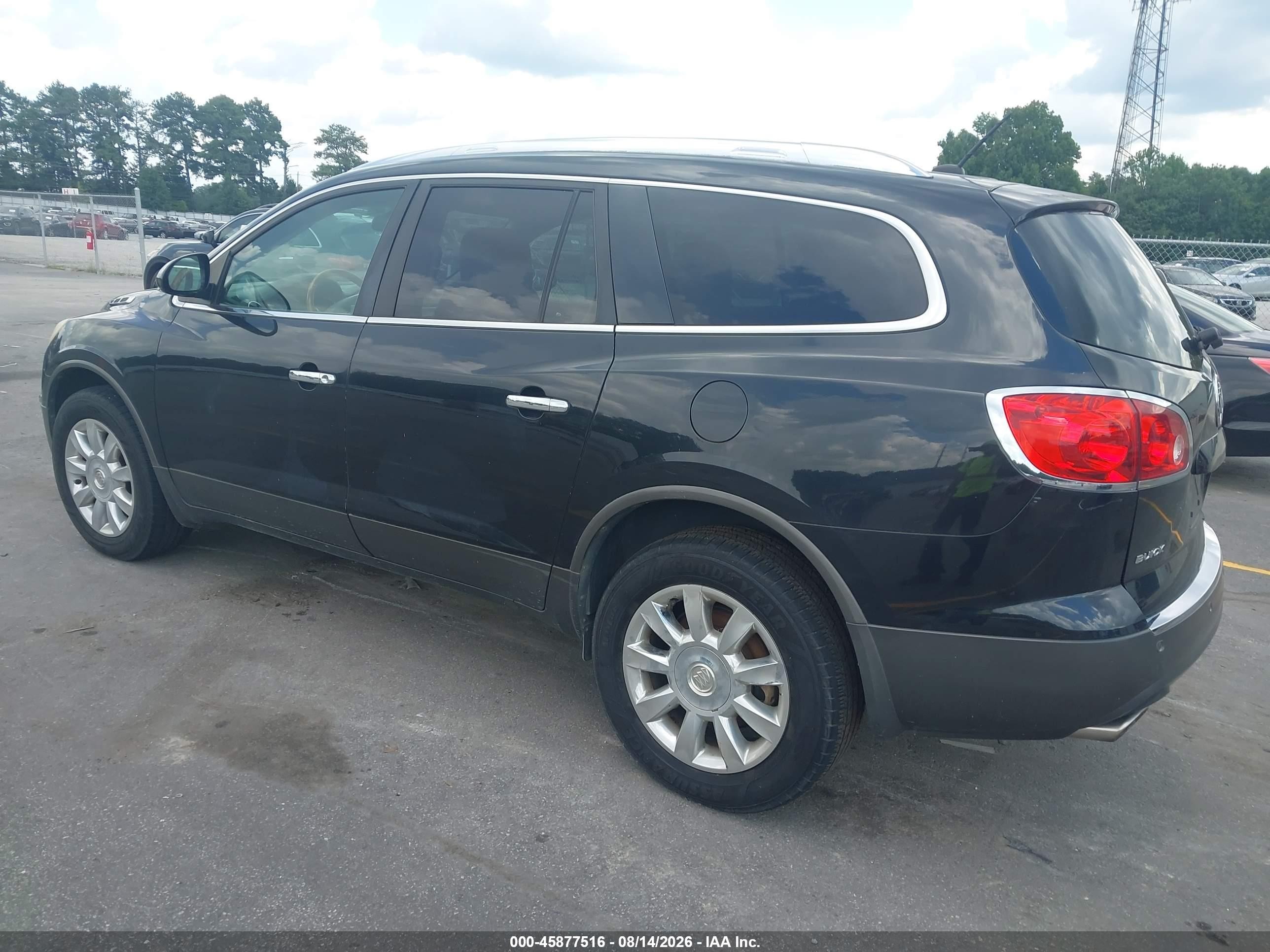 2012 Buick Enclave Leather Black vin: 5GAKRCED1CJ421222