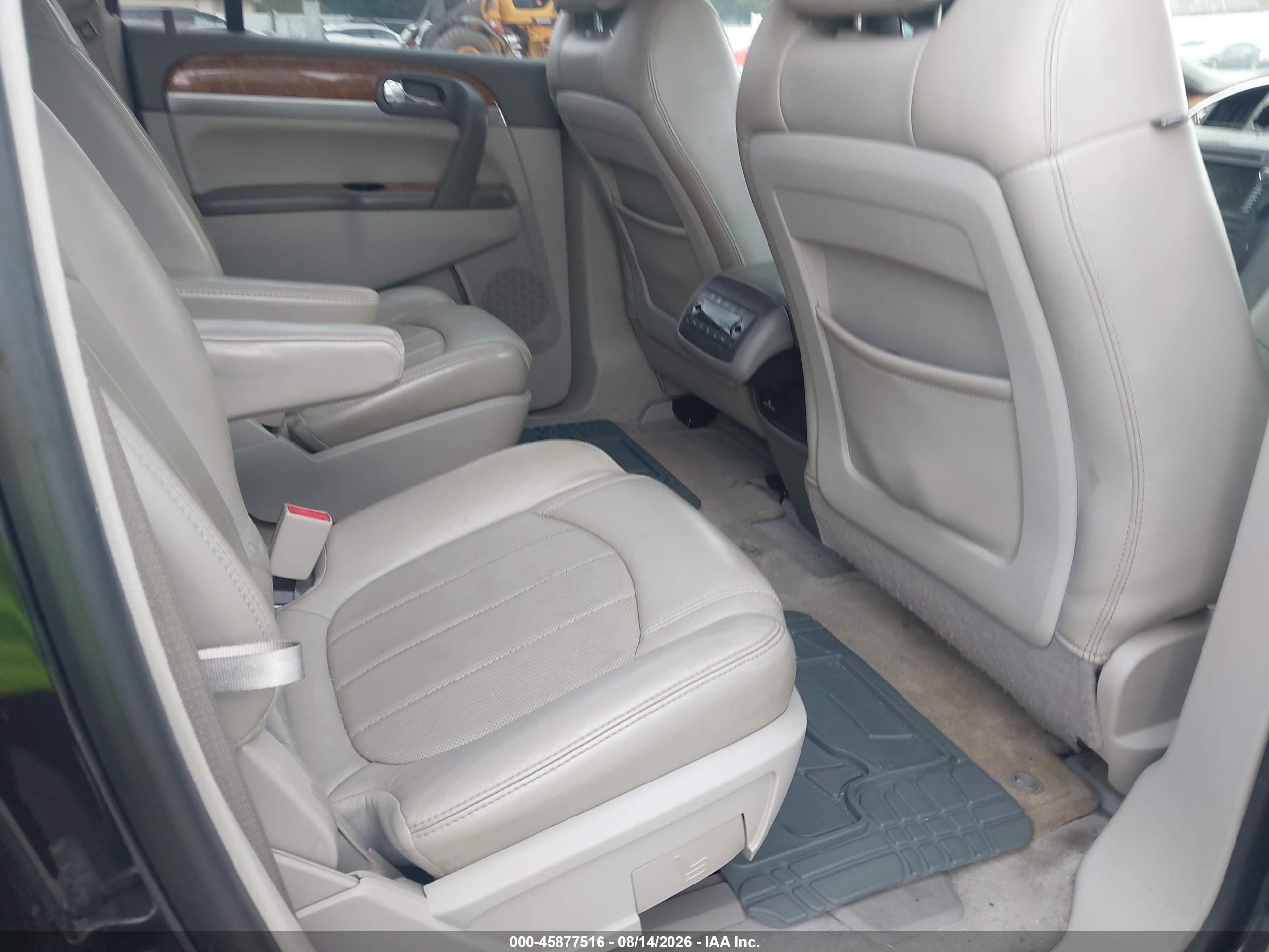 2012 Buick Enclave Leather Black vin: 5GAKRCED1CJ421222