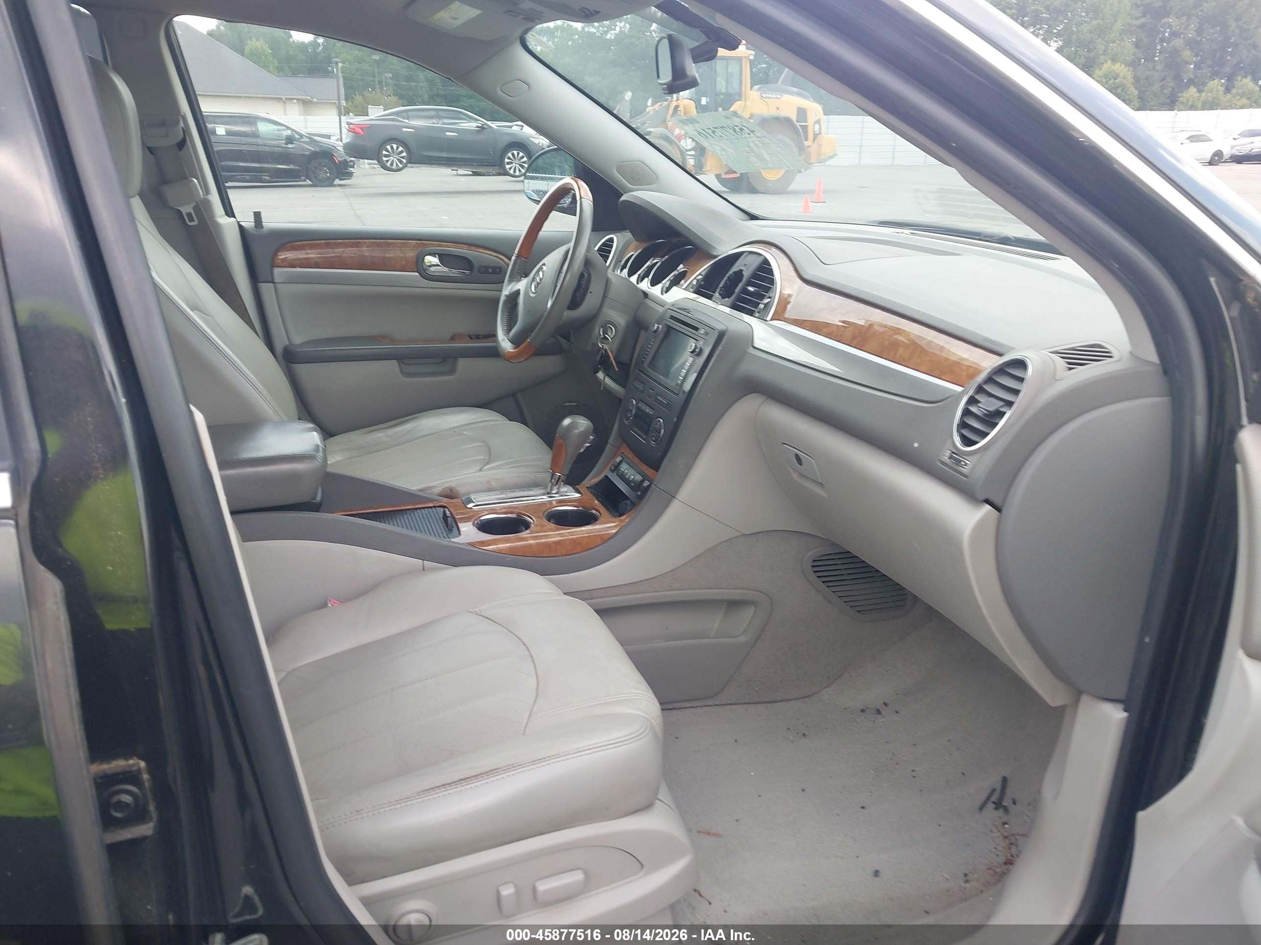 2012 Buick Enclave Leather Black vin: 5GAKRCED1CJ421222