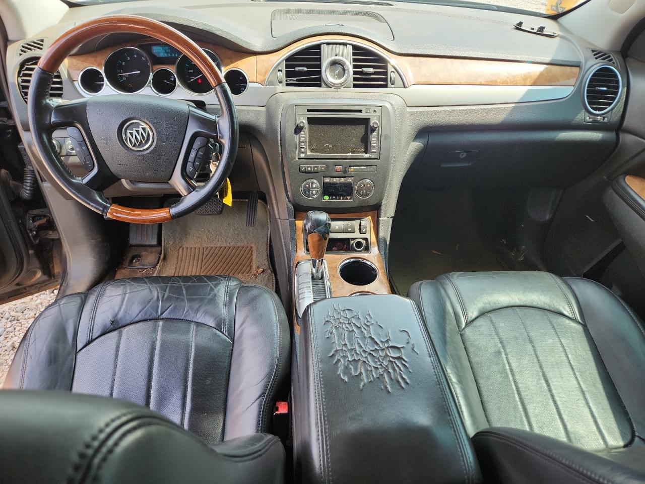 2011 Buick Enclave Cxl Black vin: 5GAKRCED2BJ418408