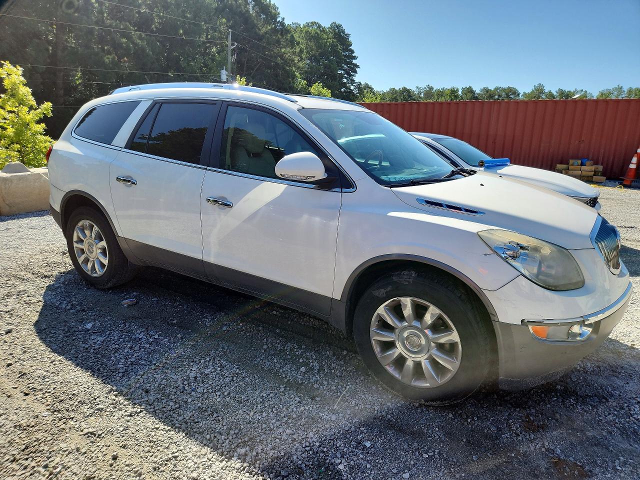 2012 Buick Enclave White vin: 5GAKRCED2CJ131457