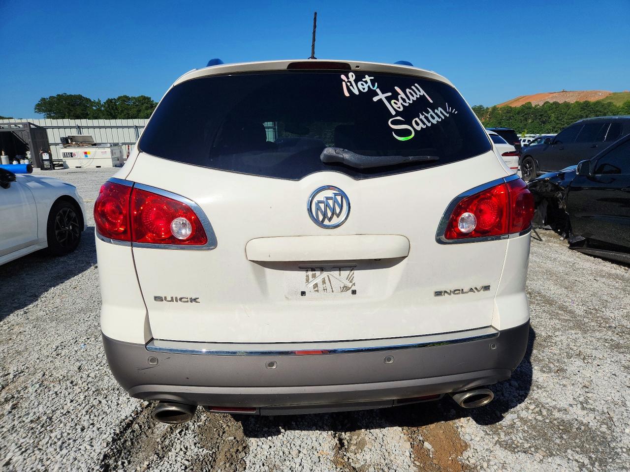 2012 Buick Enclave White vin: 5GAKRCED2CJ131457