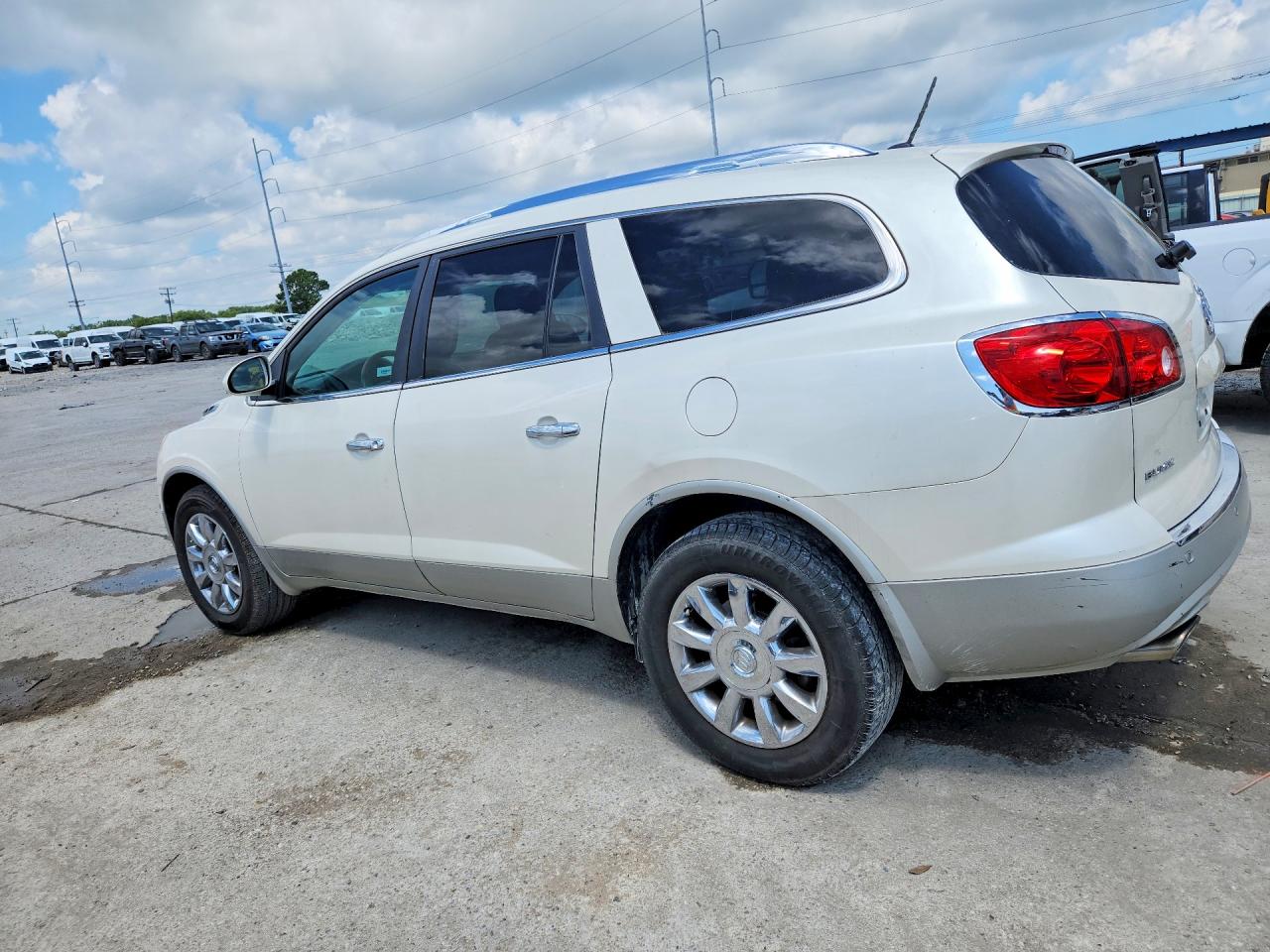 2012 Buick Enclave White vin: 5GAKRCED2CJ235303