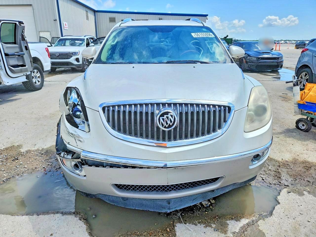 2012 Buick Enclave White vin: 5GAKRCED2CJ235303