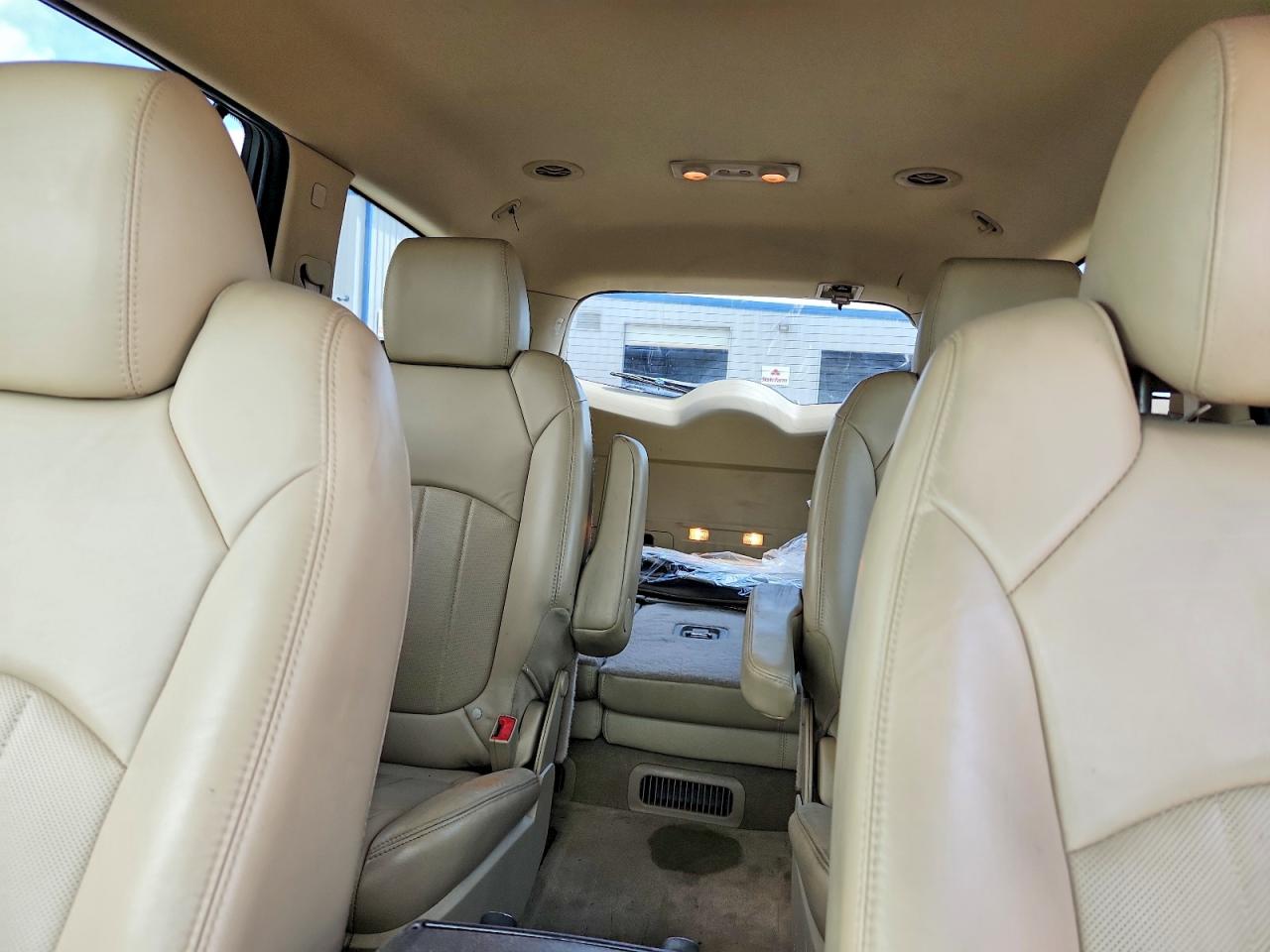 2012 Buick Enclave White vin: 5GAKRCED2CJ235303