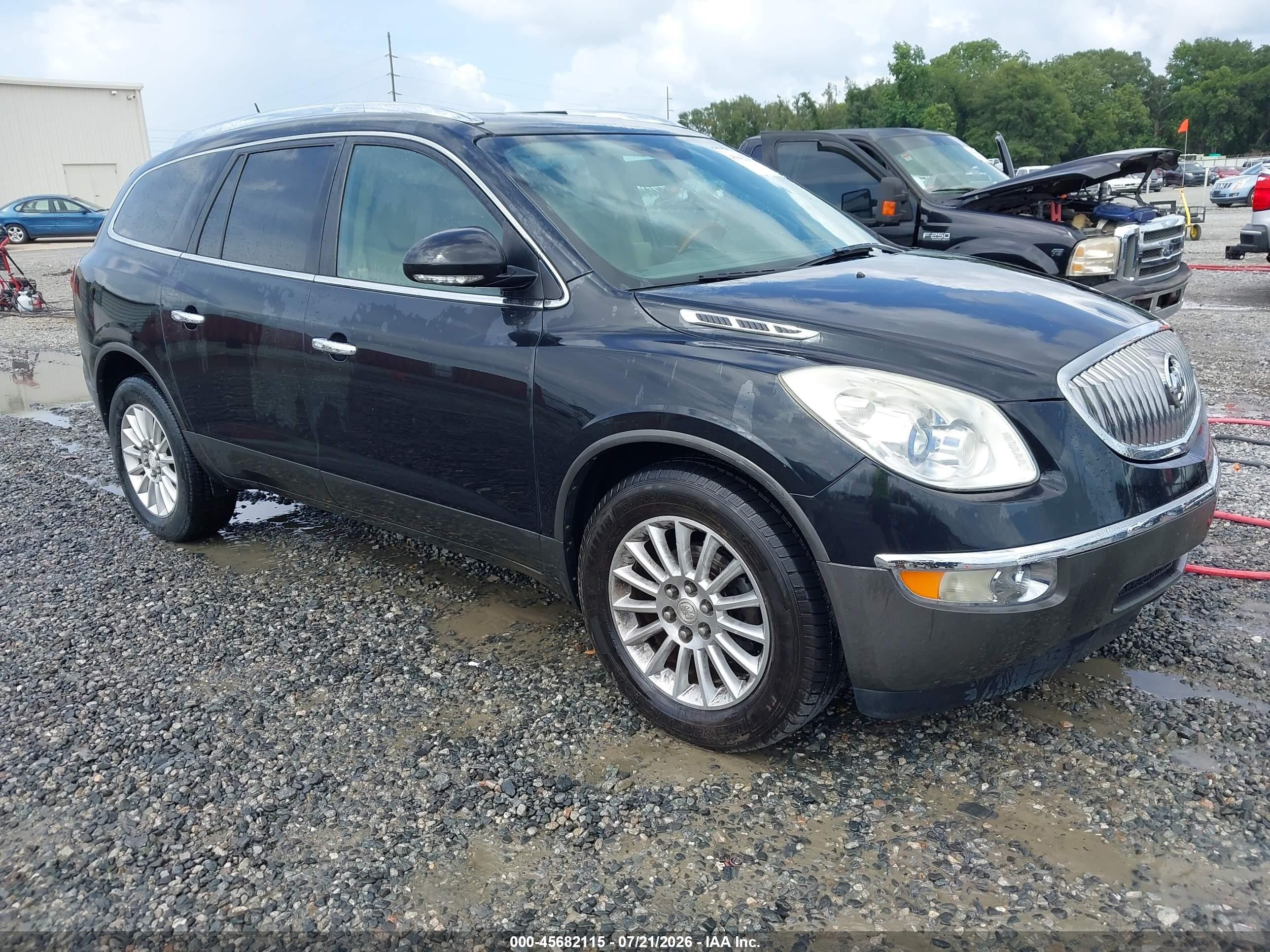 2012 Buick Enclave Leather Black vin: 5GAKRCED2CJ342772