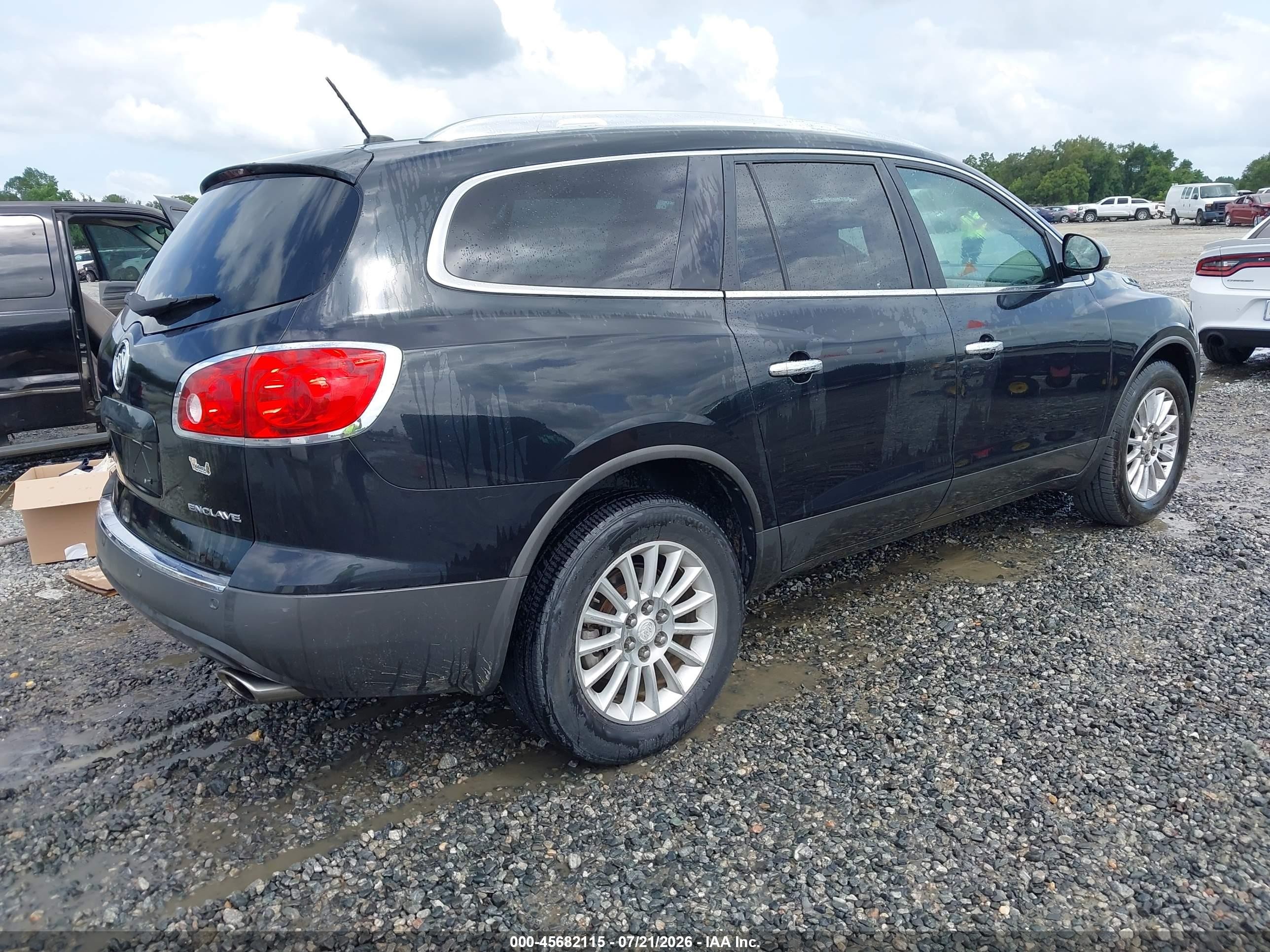 2012 Buick Enclave Leather Black vin: 5GAKRCED2CJ342772