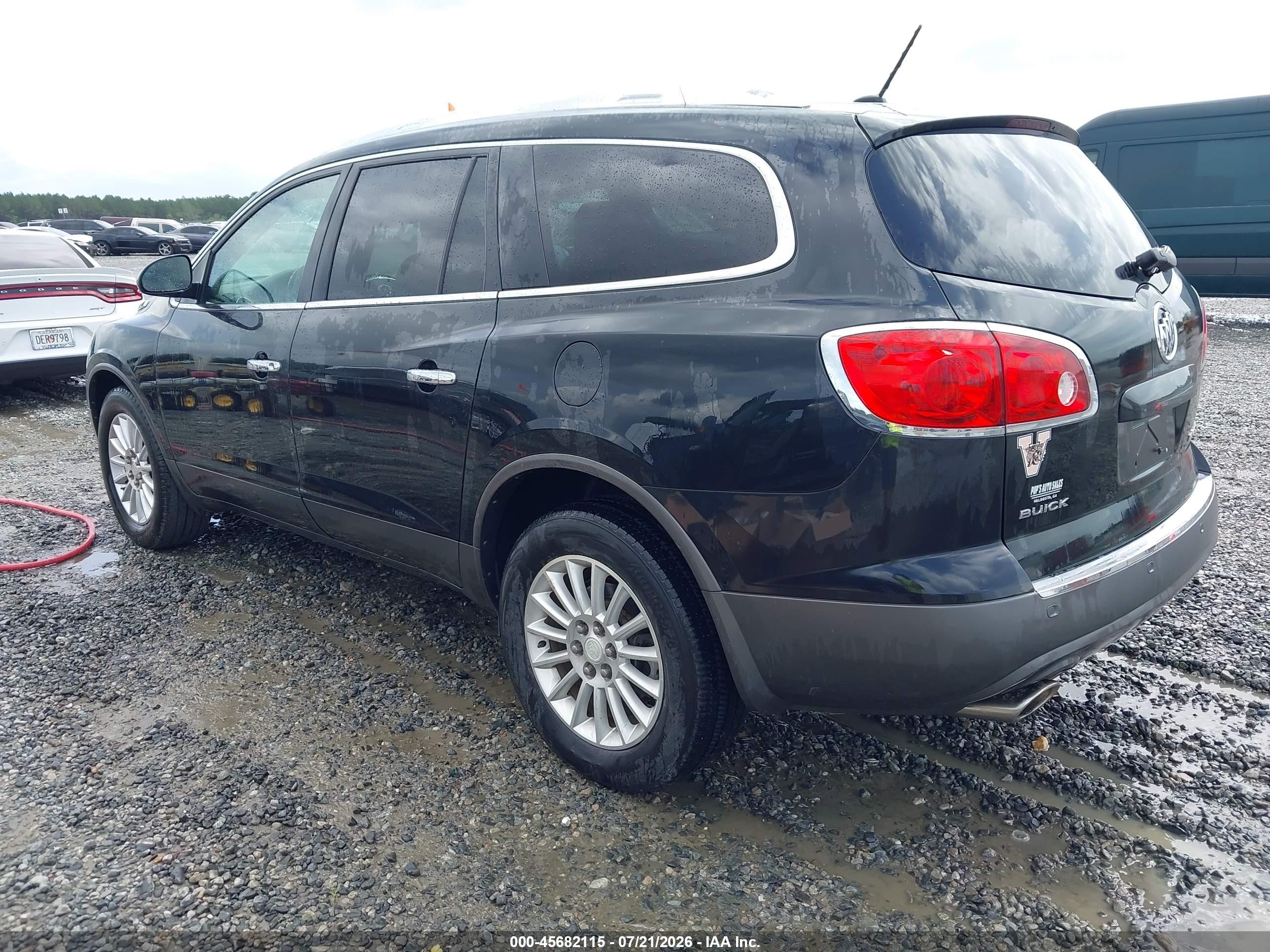2012 Buick Enclave Leather Black vin: 5GAKRCED2CJ342772