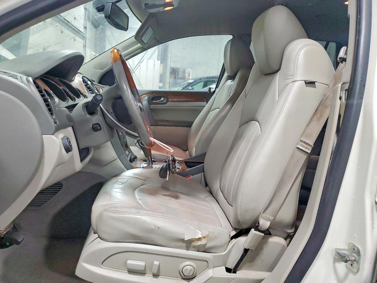 2011 Buick Enclave Cxl White vin: 5GAKRCED3BJ317233