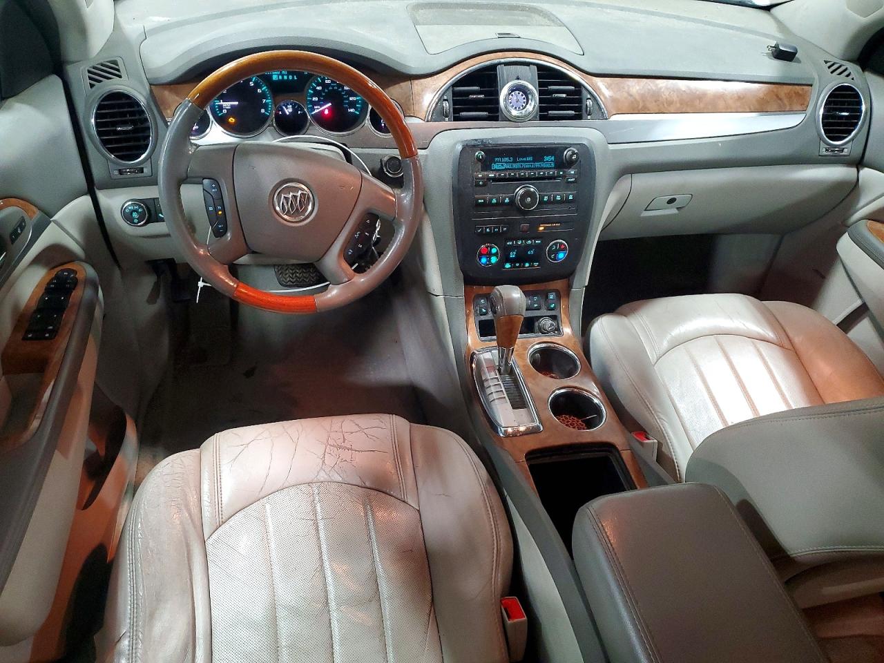 2011 Buick Enclave Cxl White vin: 5GAKRCED3BJ317233