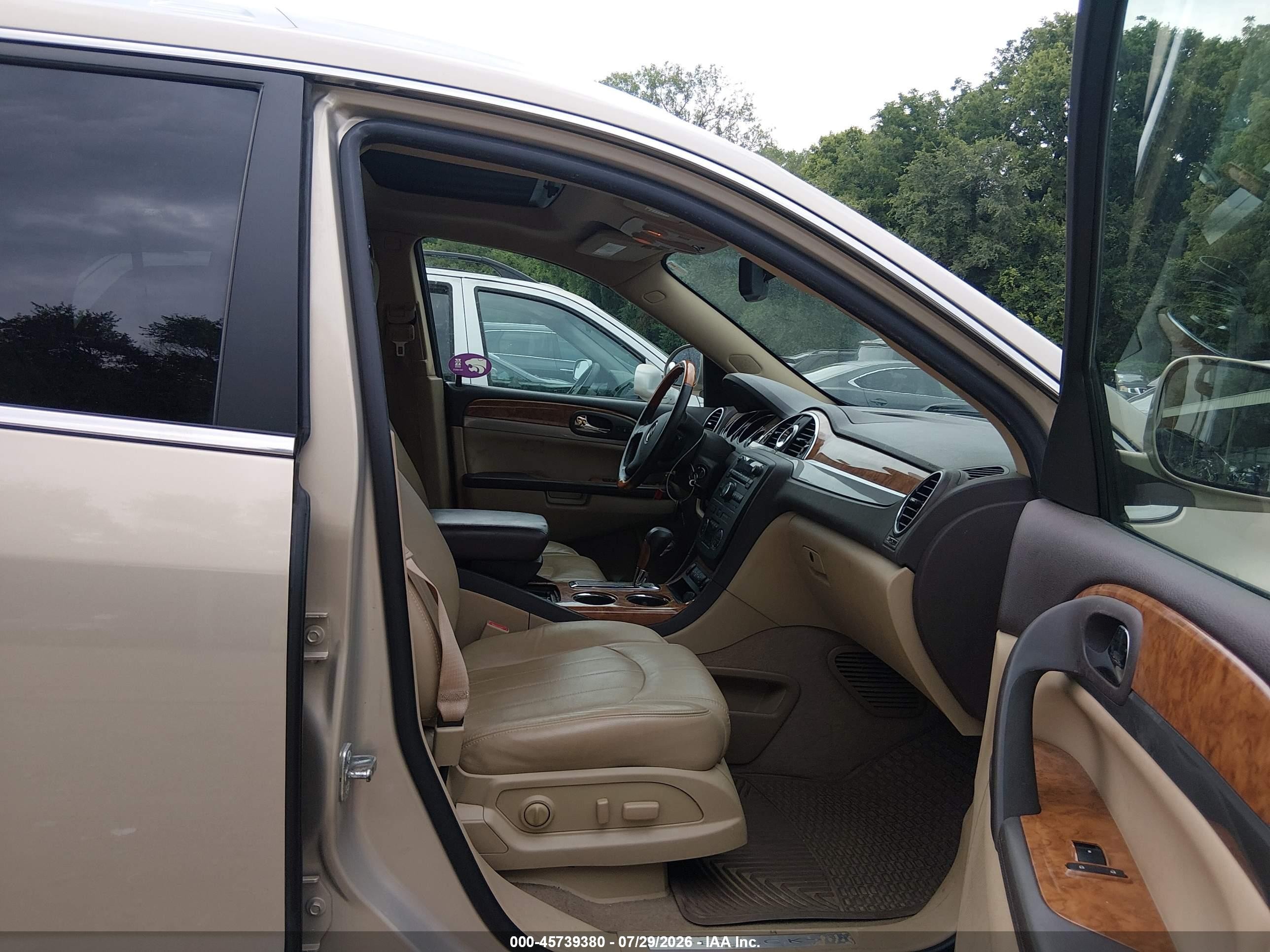2012 Buick Enclave Leather Gold vin: 5GAKRCED3CJ286504