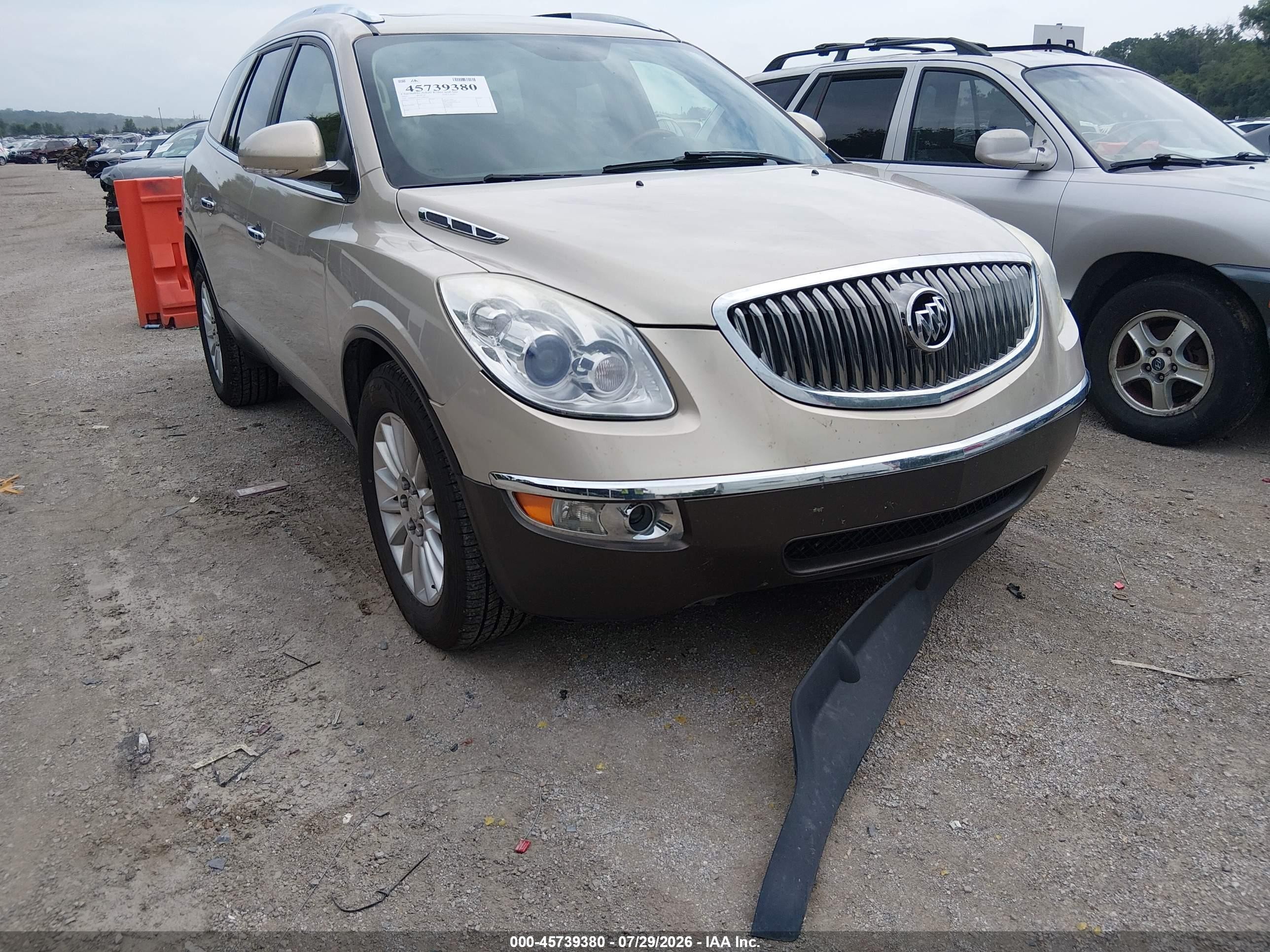 2012 Buick Enclave Leather Gold vin: 5GAKRCED3CJ286504