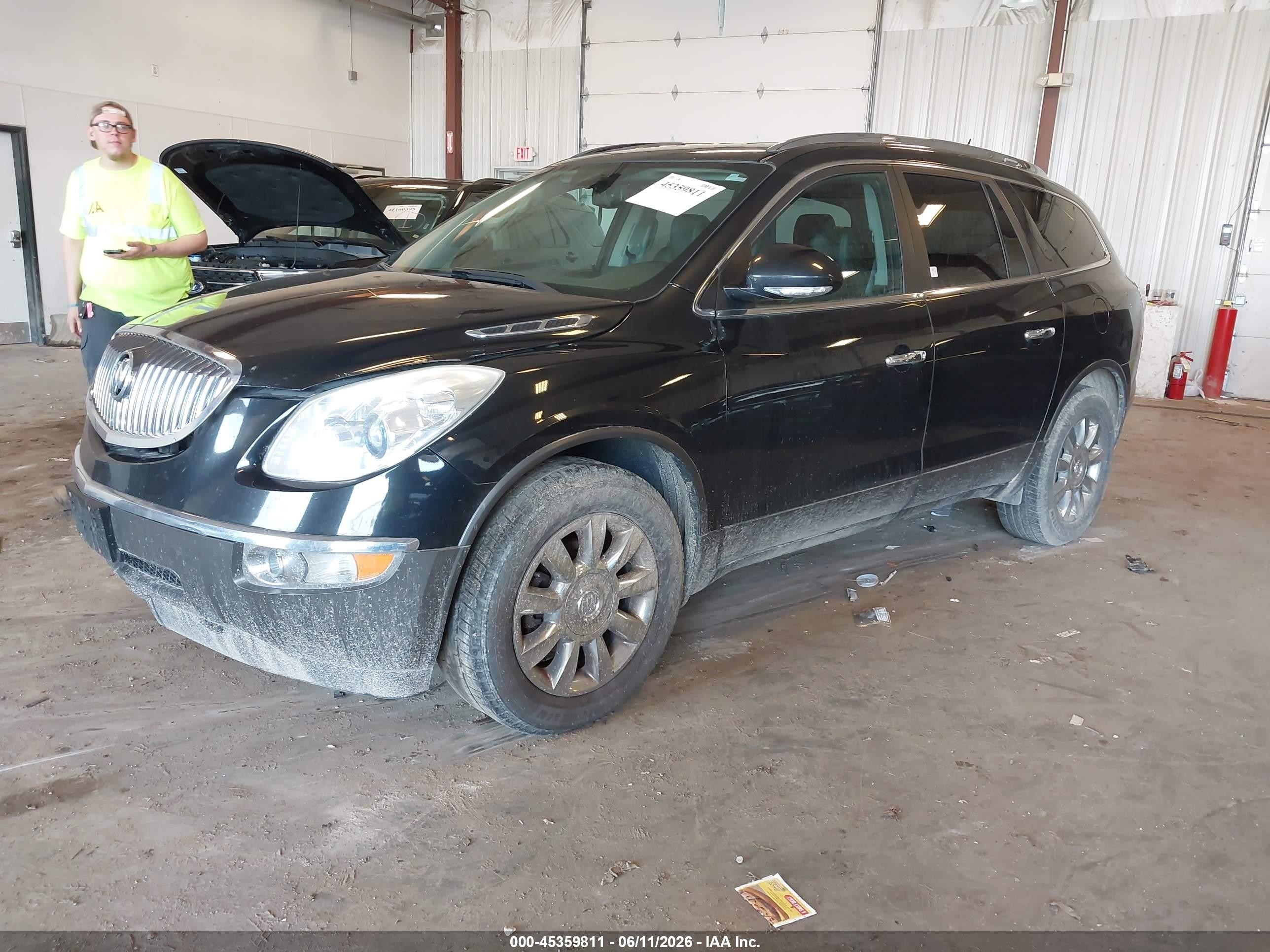 2012 Buick Enclave Leather Black vin: 5GAKRCED3CJ380351