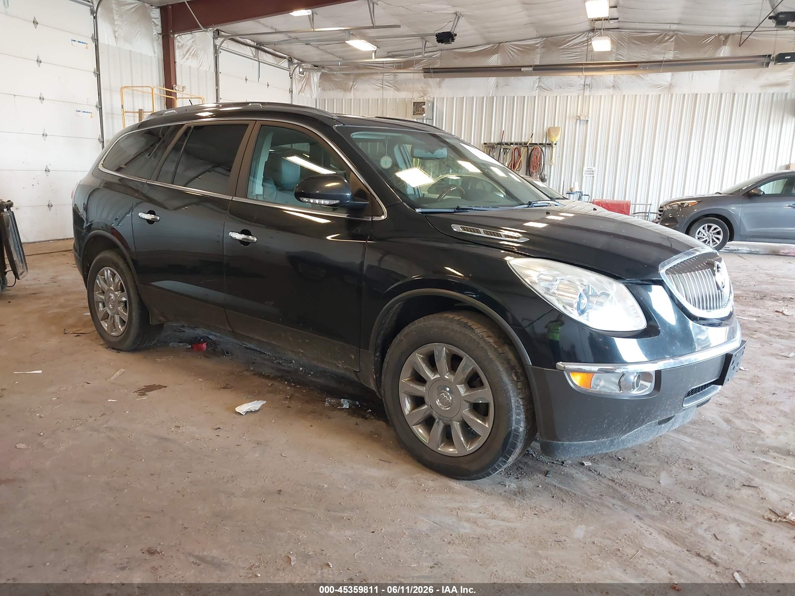 2012 Buick Enclave Leather Black vin: 5GAKRCED3CJ380351