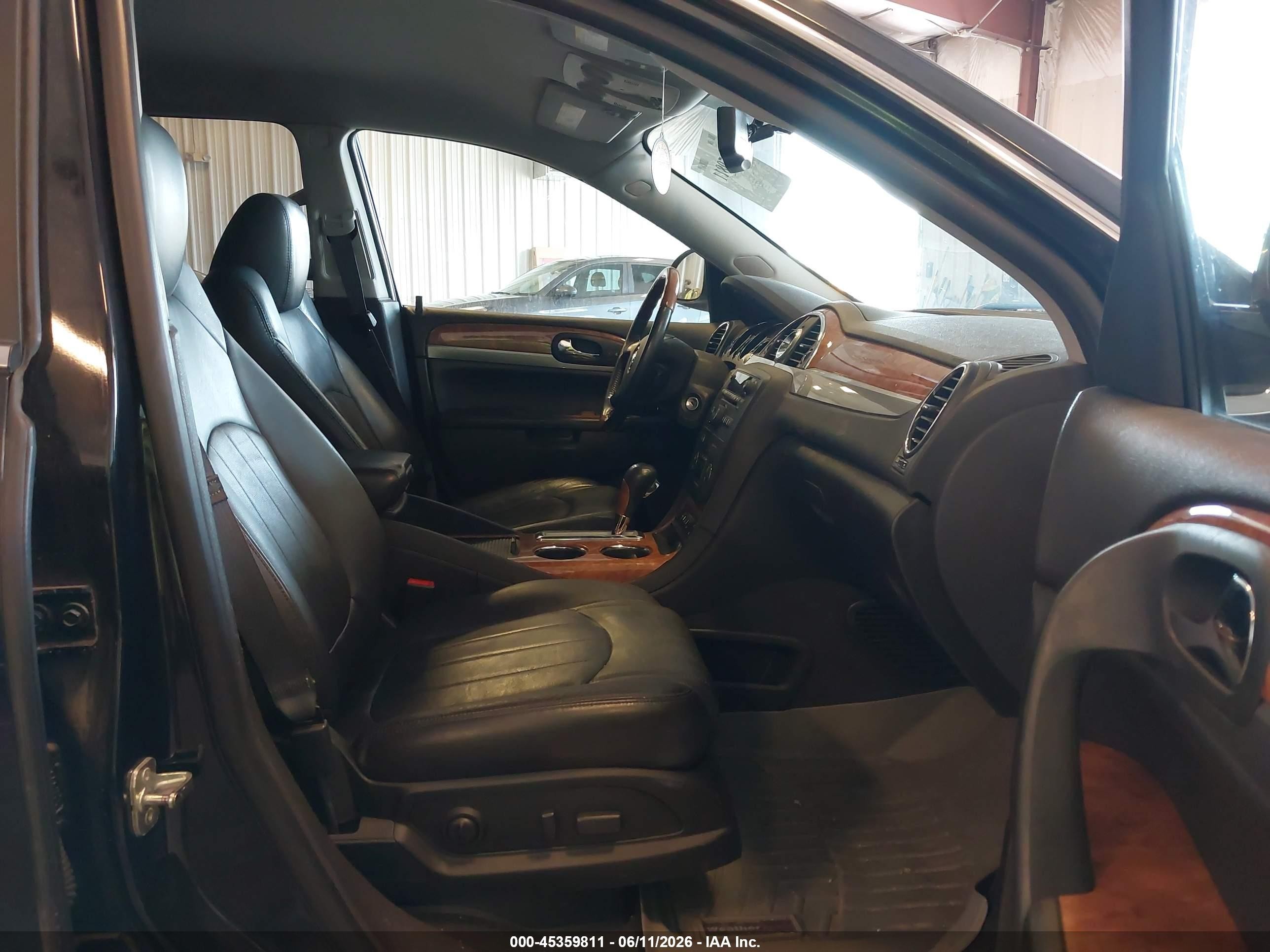 2012 Buick Enclave Leather Black vin: 5GAKRCED3CJ380351