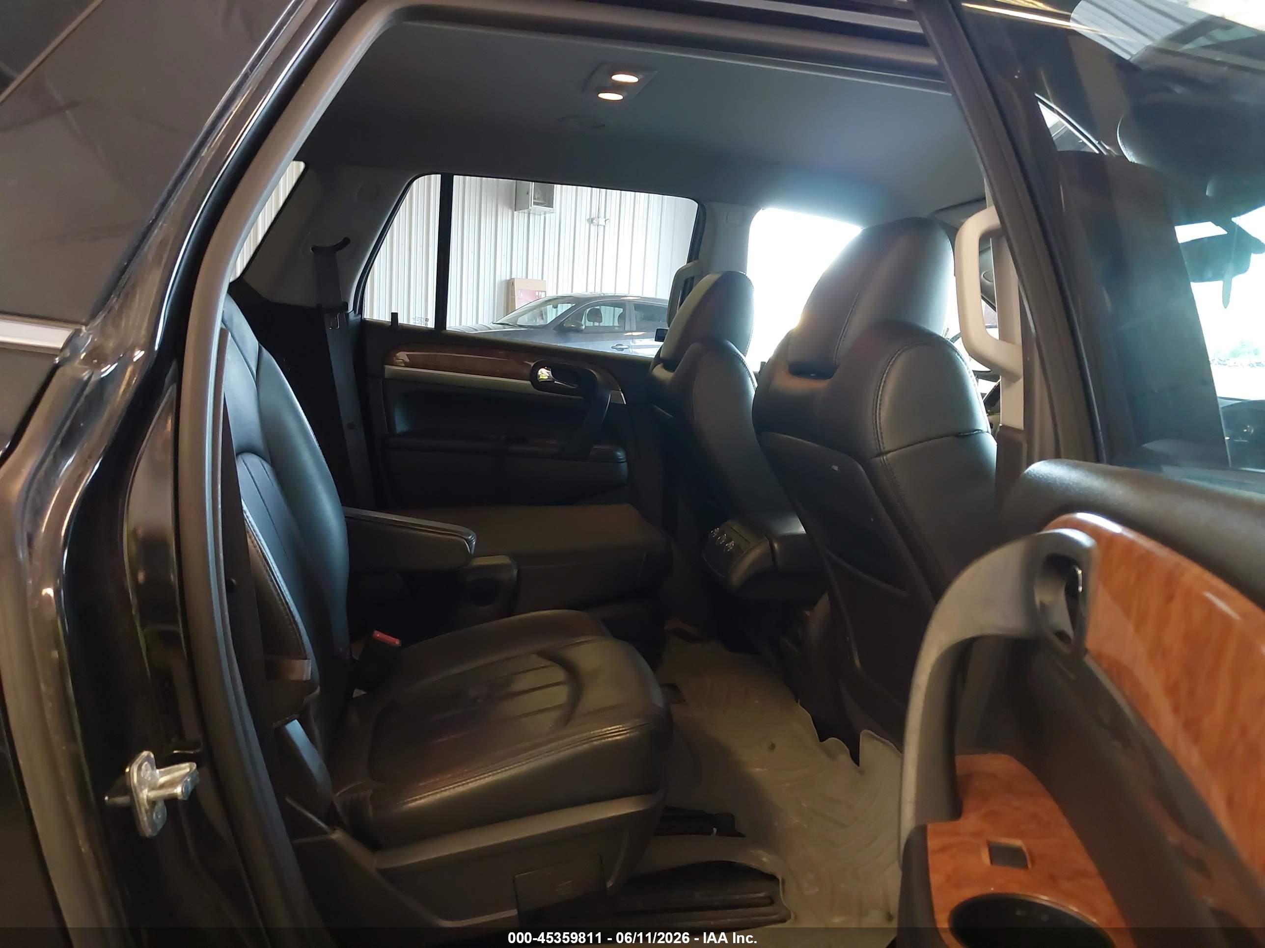2012 Buick Enclave Leather Black vin: 5GAKRCED3CJ380351
