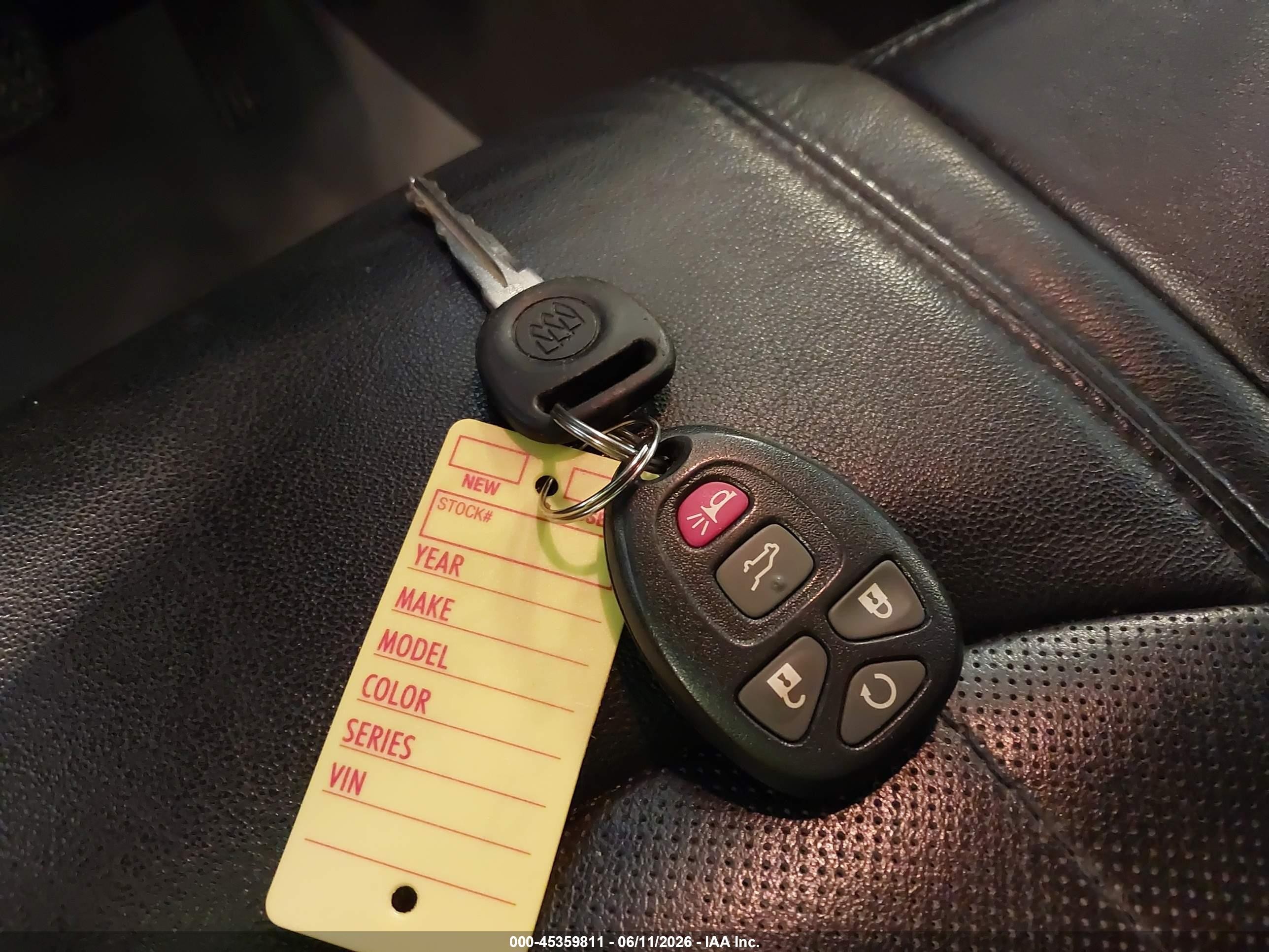 2012 Buick Enclave Leather Black vin: 5GAKRCED3CJ380351