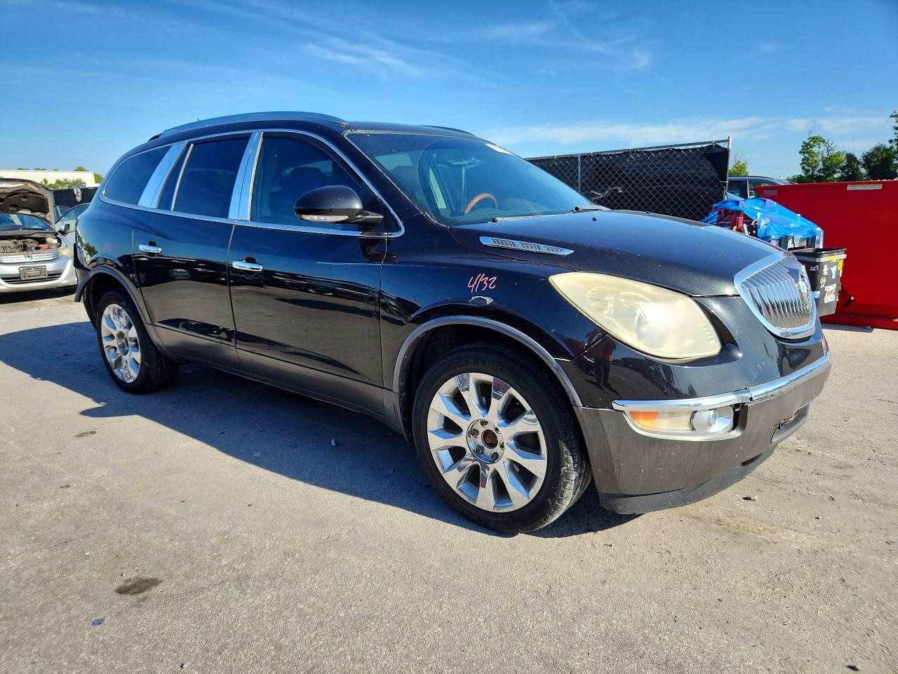 2011 Buick Enclave Cxl Black vin: 5GAKRCED4BJ115730