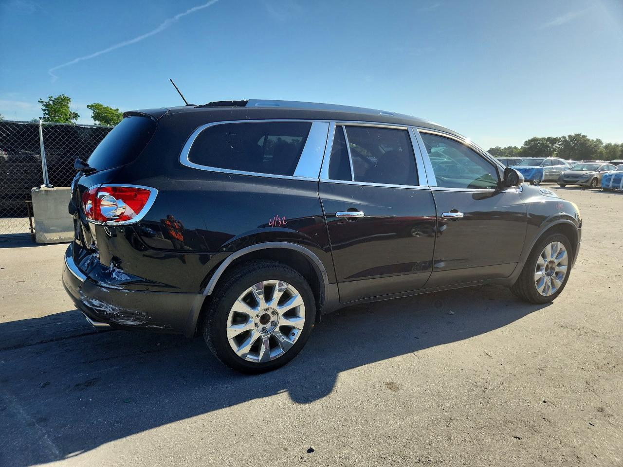 2011 Buick Enclave Cxl Black vin: 5GAKRCED4BJ115730