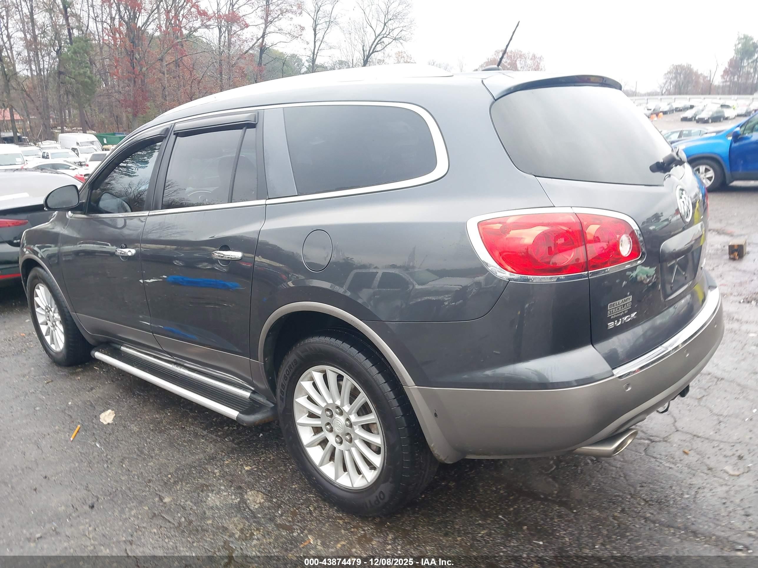 2012 Buick Enclave Leather Серый vin: 5GAKRCED4CJ300362