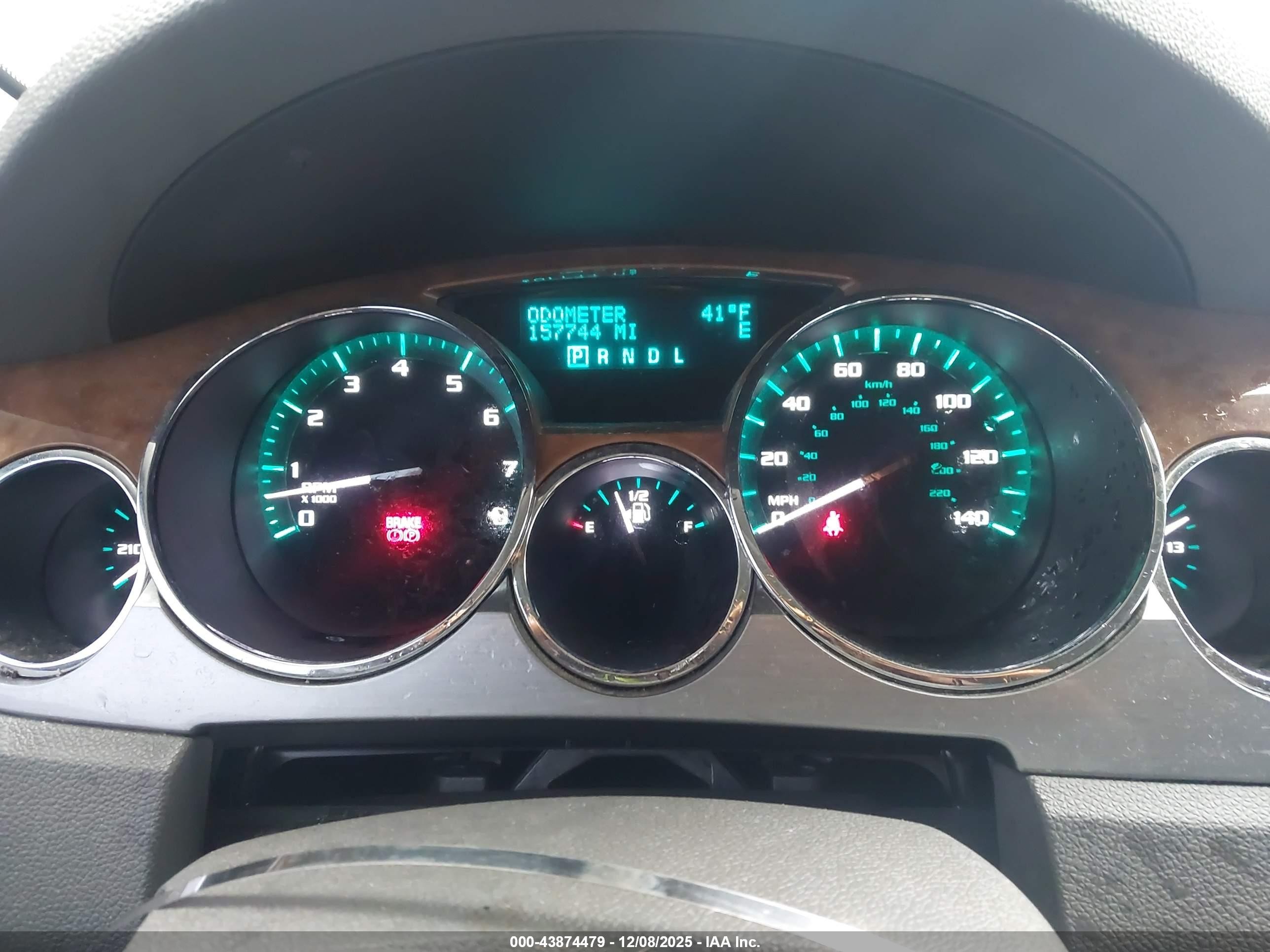2012 Buick Enclave Leather Серый vin: 5GAKRCED4CJ300362